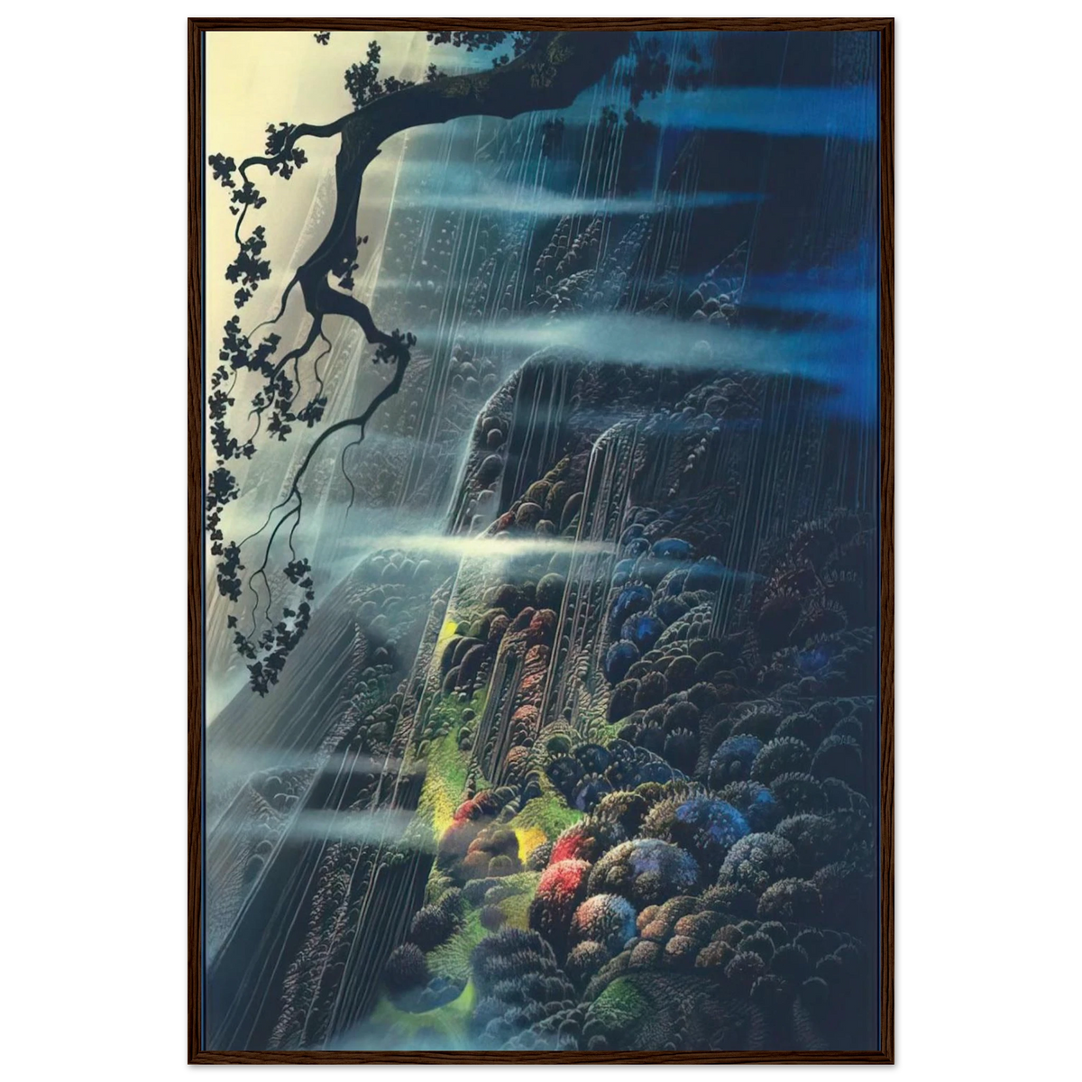 Evening Magic Framed Poster | Eyvind Earle Framed Prints Wall Art | Eyvind Earle Prints