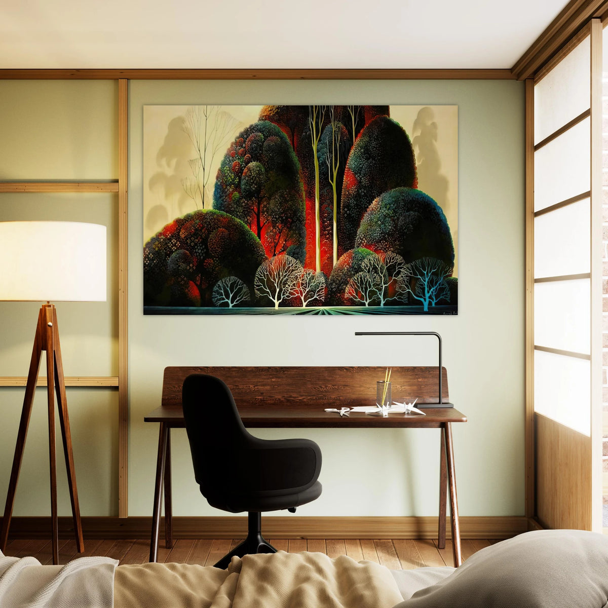 California Orchid Poster | Eyvind Earle Poster | Eyvind Earle Prints