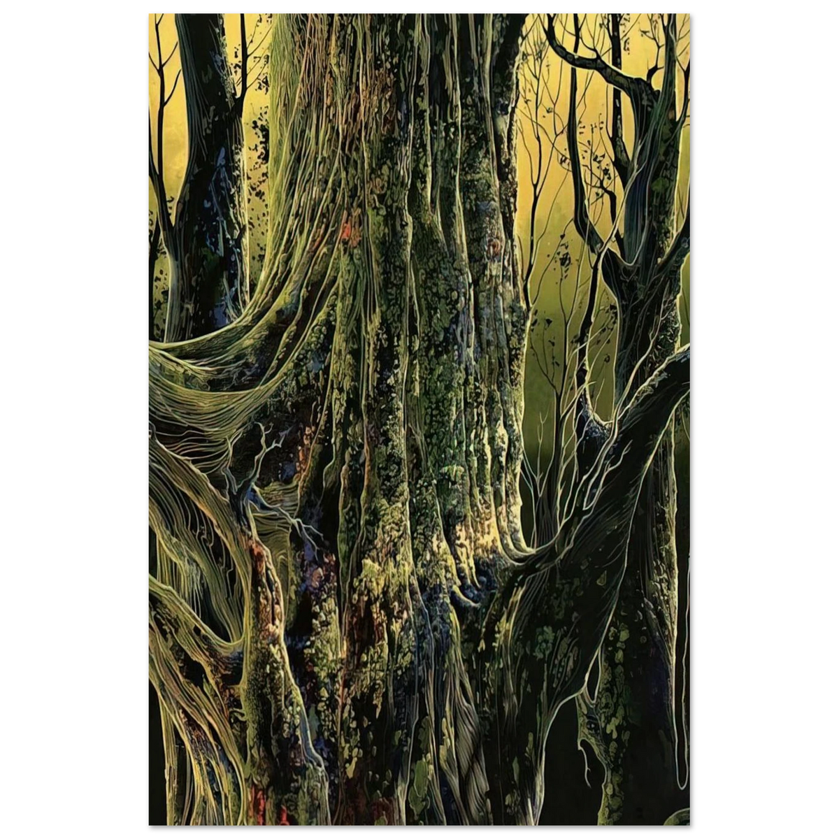 Ancient Tree Poster | Eyvind Earle Poster | Eyvind Earle Prints