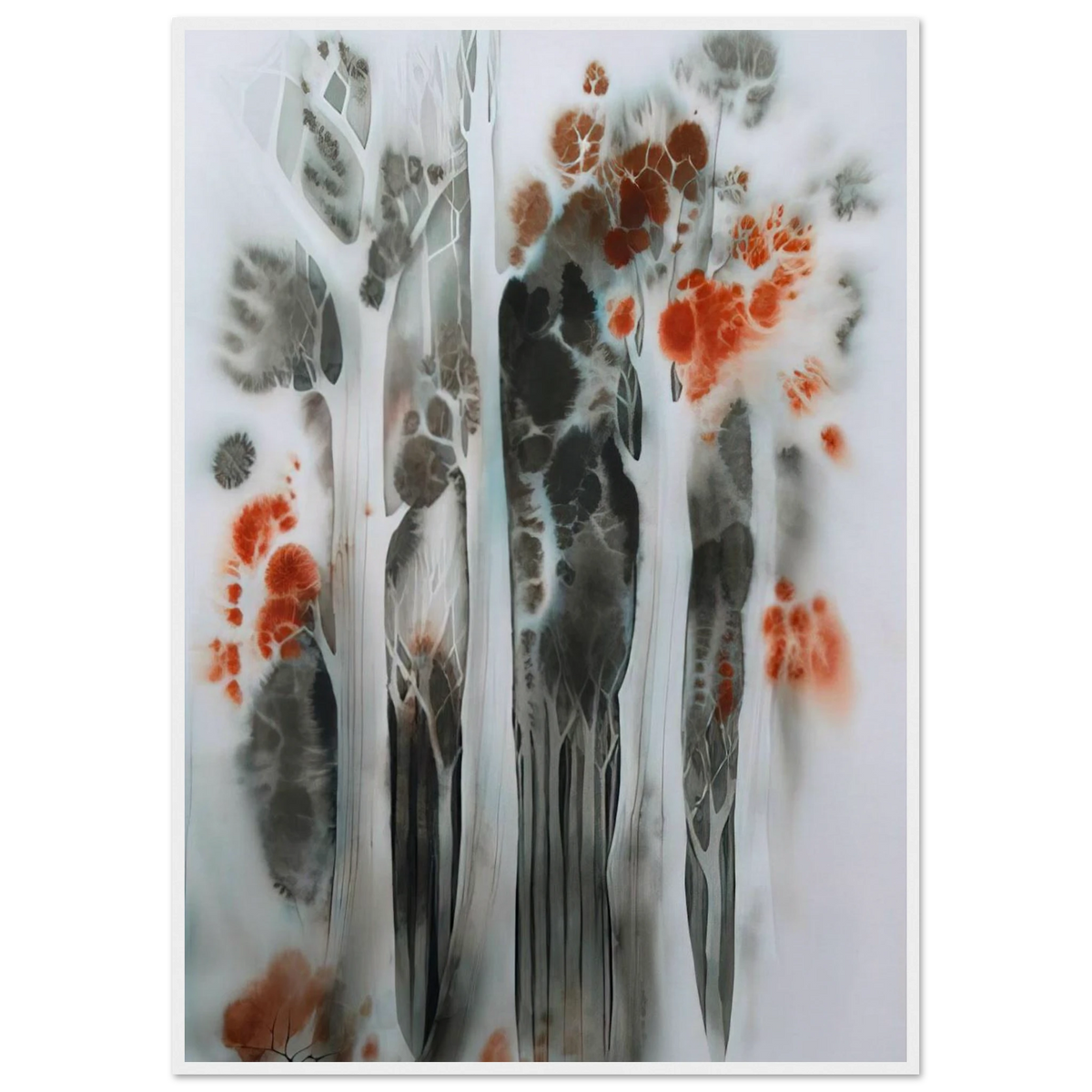Autumn Forest Framed Poster | Eyvind Earle Framed Prints Wall Art | Eyvind Earle Prints