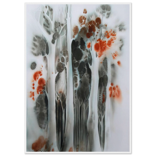 Autumn Forest Framed Poster | Eyvind Earle Framed Prints Wall Art | Eyvind Earle Prints