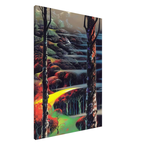 A Touch of Autumn Canvas | Eyvind Earle Canvas | Eyvind Earle Prints