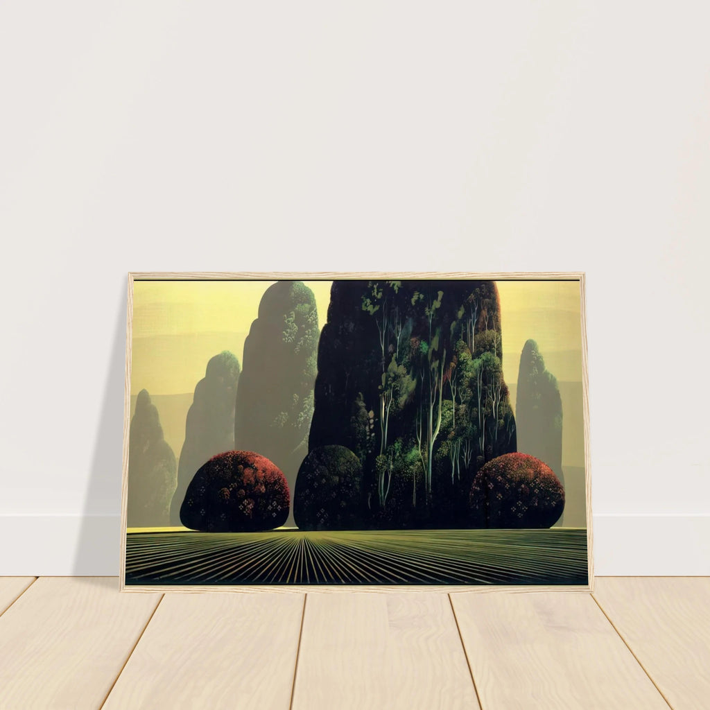 Autumn Eucalyptus Framed Poster | Eyvind Earle Framed Prints Wall Art | Eyvind Earle Prints