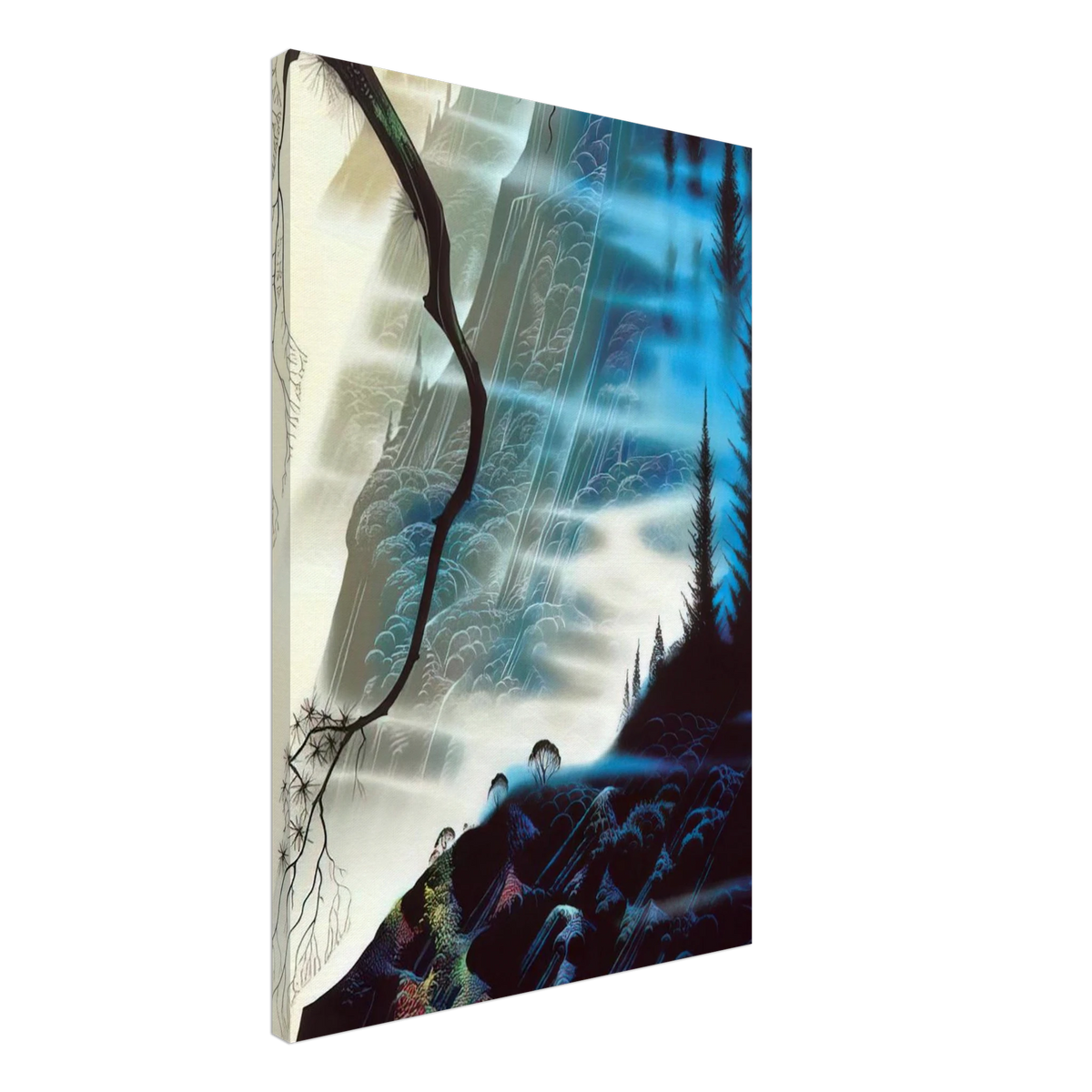 Sea Cliffs and Redwoods Canvas | Eyvind Earle Canvas | Eyvind Earle Prints