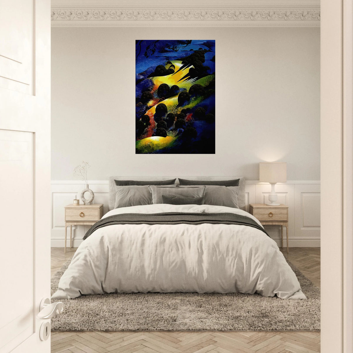 Sunset Flame Canvas | Eyvind Earle Canvas | Eyvind Earle Prints