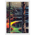 A Touch of Autumn Framed Poster | Eyvind Earle Framed Prints Wall Art | Eyvind Earle Prints
