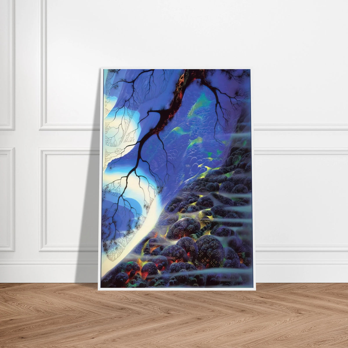 Mystical Big Sur Framed Poster | Eyvind Earle Framed Prints Wall Art | Eyvind Earle Prints