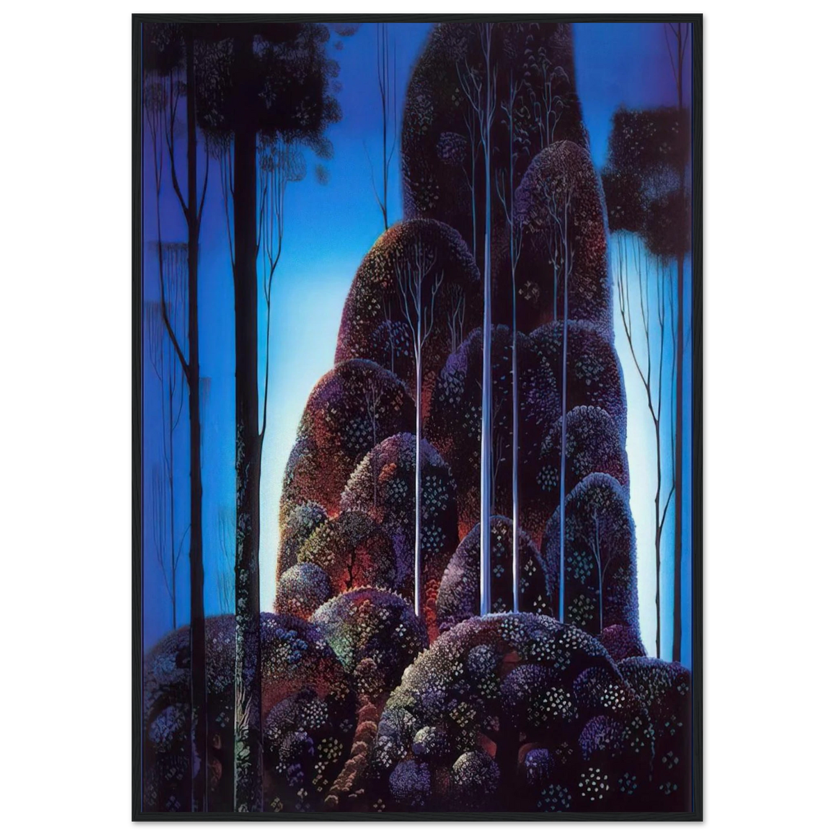 Tall Trees Framed Poster | Eyvind Earle Framed Prints Wall Art | Eyvind Earle Prints