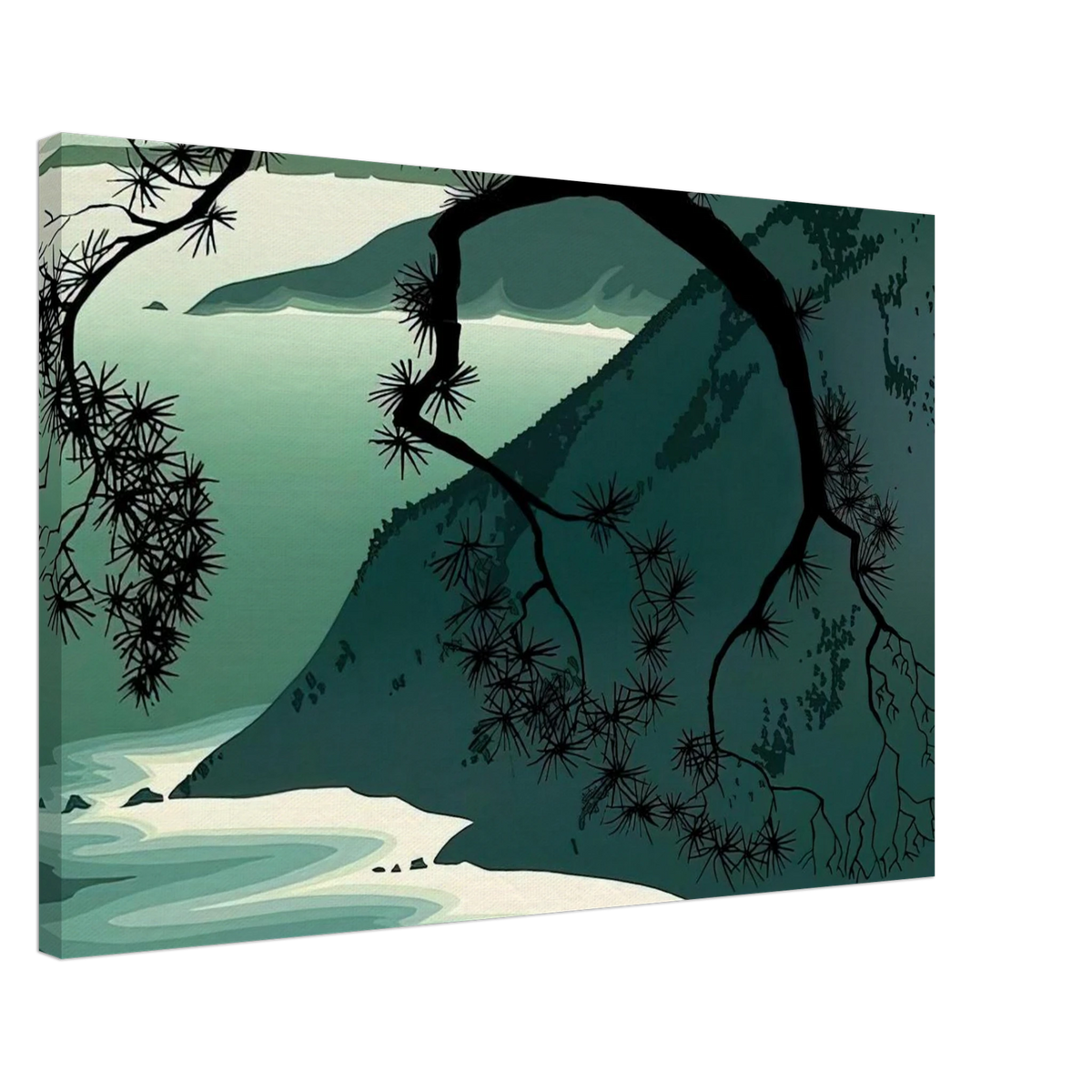 Quiet Evening Canvas | Eyvind Earle Canvas | Eyvind Earle Prints