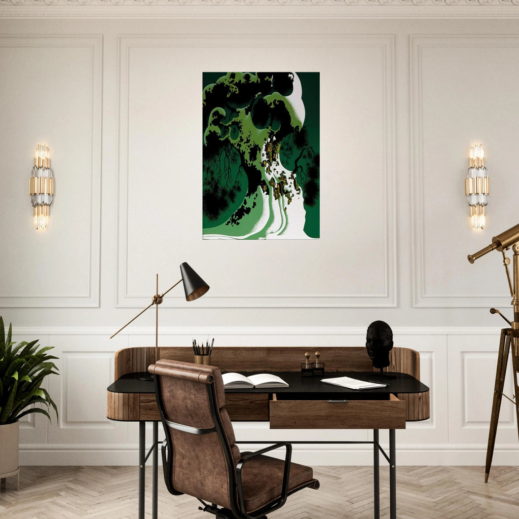 Snow Covered Bonsai Canvas | Eyvind Earle Canvas | Eyvind Earle Prints