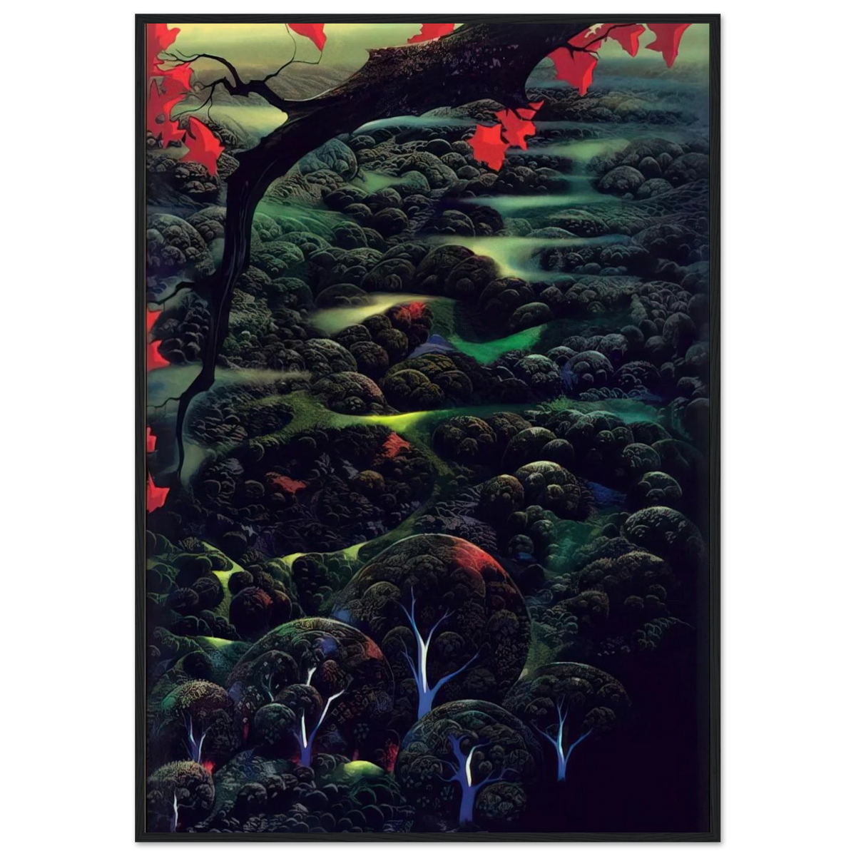 California Memories Framed Poster | Eyvind Earle Framed Prints Wall Art | Eyvind Earle Prints