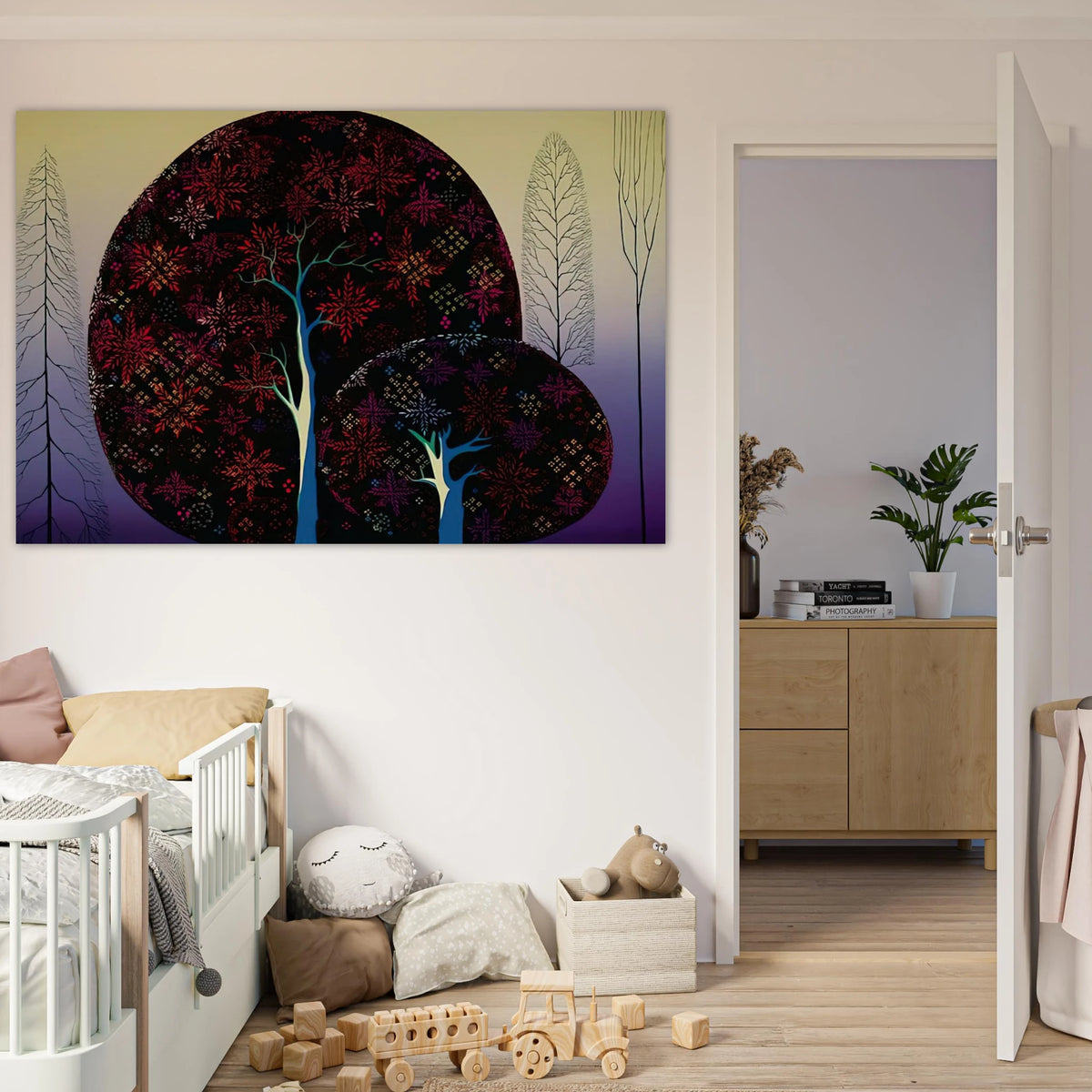 A Tree Poem Poster | Eyvind Earle Poster | Eyvind Earle Prints