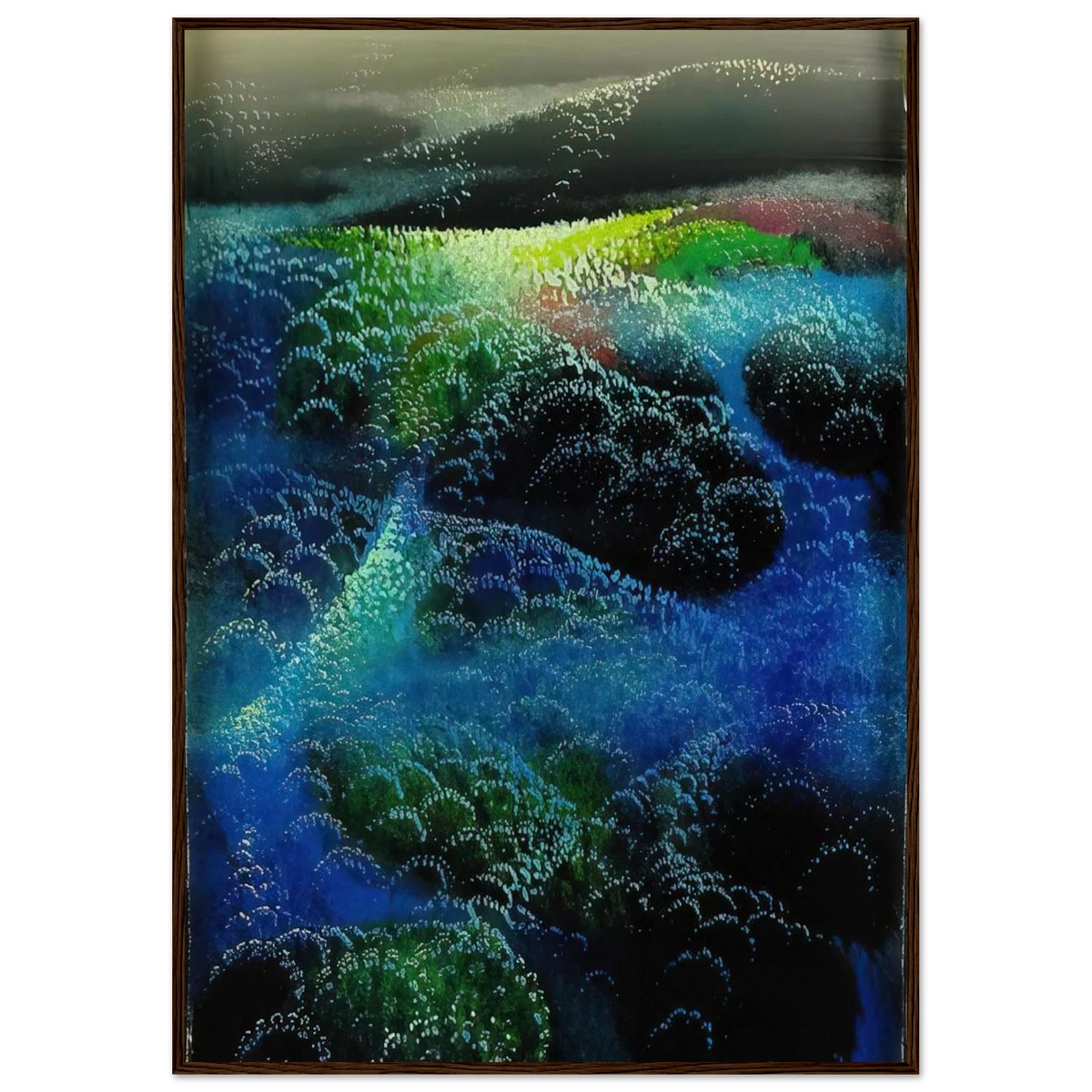 Fields Of Fog Framed Poster | Eyvind Earle Framed Prints Wall Art | Eyvind Earle Prints