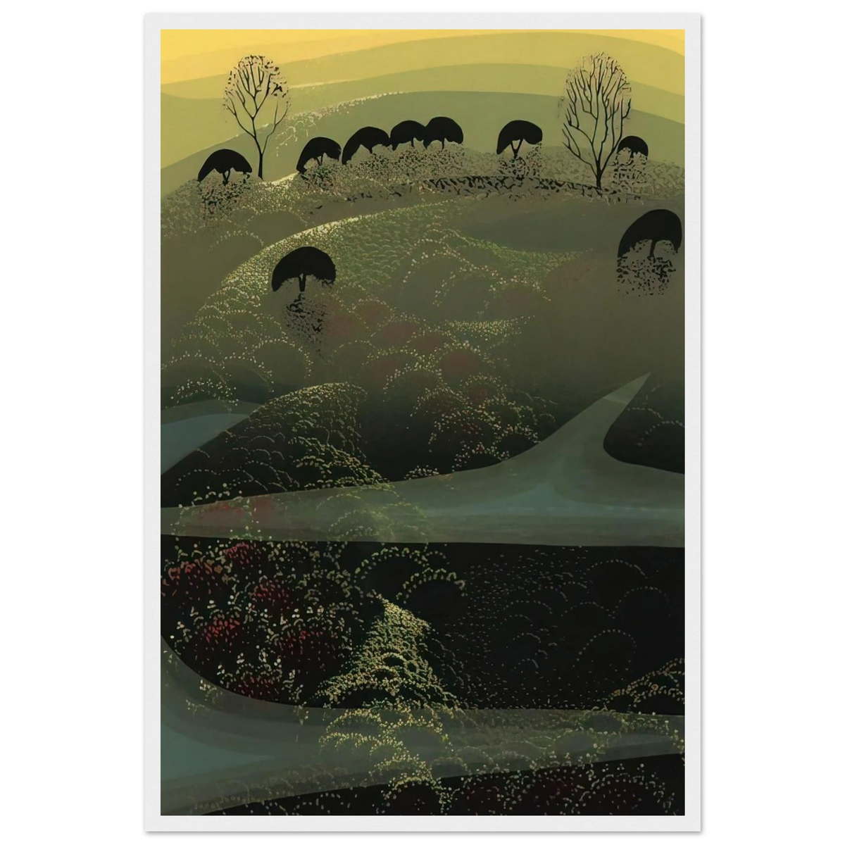 California Miniature Framed Poster | Eyvind Earle Framed Prints Wall Art | Eyvind Earle Prints