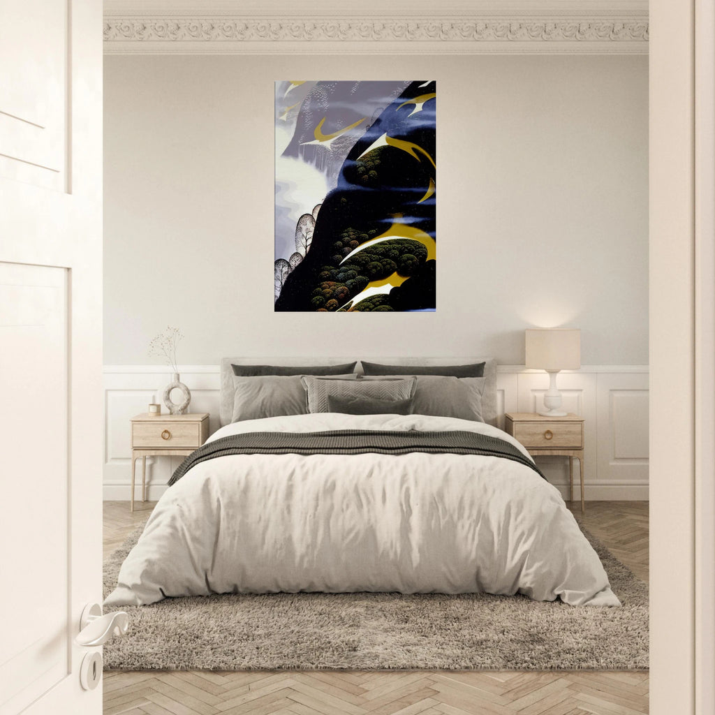 Copy of Sea mist and Pastures Canvas | Eyvind Earle Canvas | Eyvind Earle Prints
