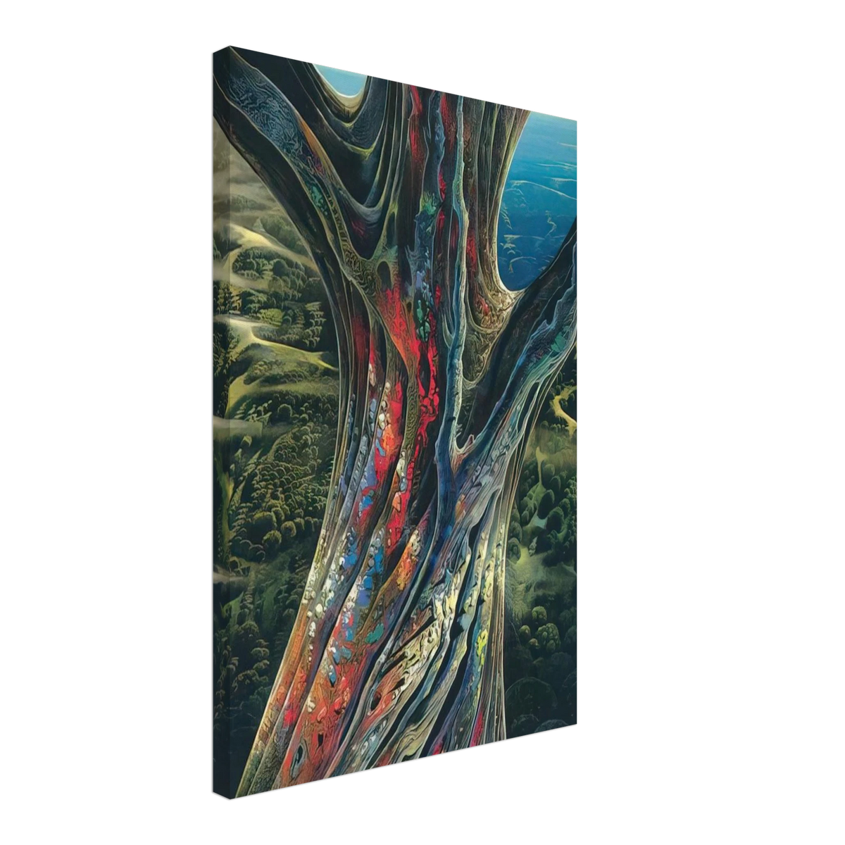 The Great Jewel Tree Canvas | Eyvind Earle Canvas | Eyvind Earle Prints