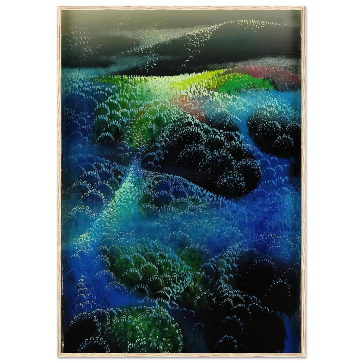 Fields Of Fog Framed Poster | Eyvind Earle Framed Prints Wall Art | Eyvind Earle Prints