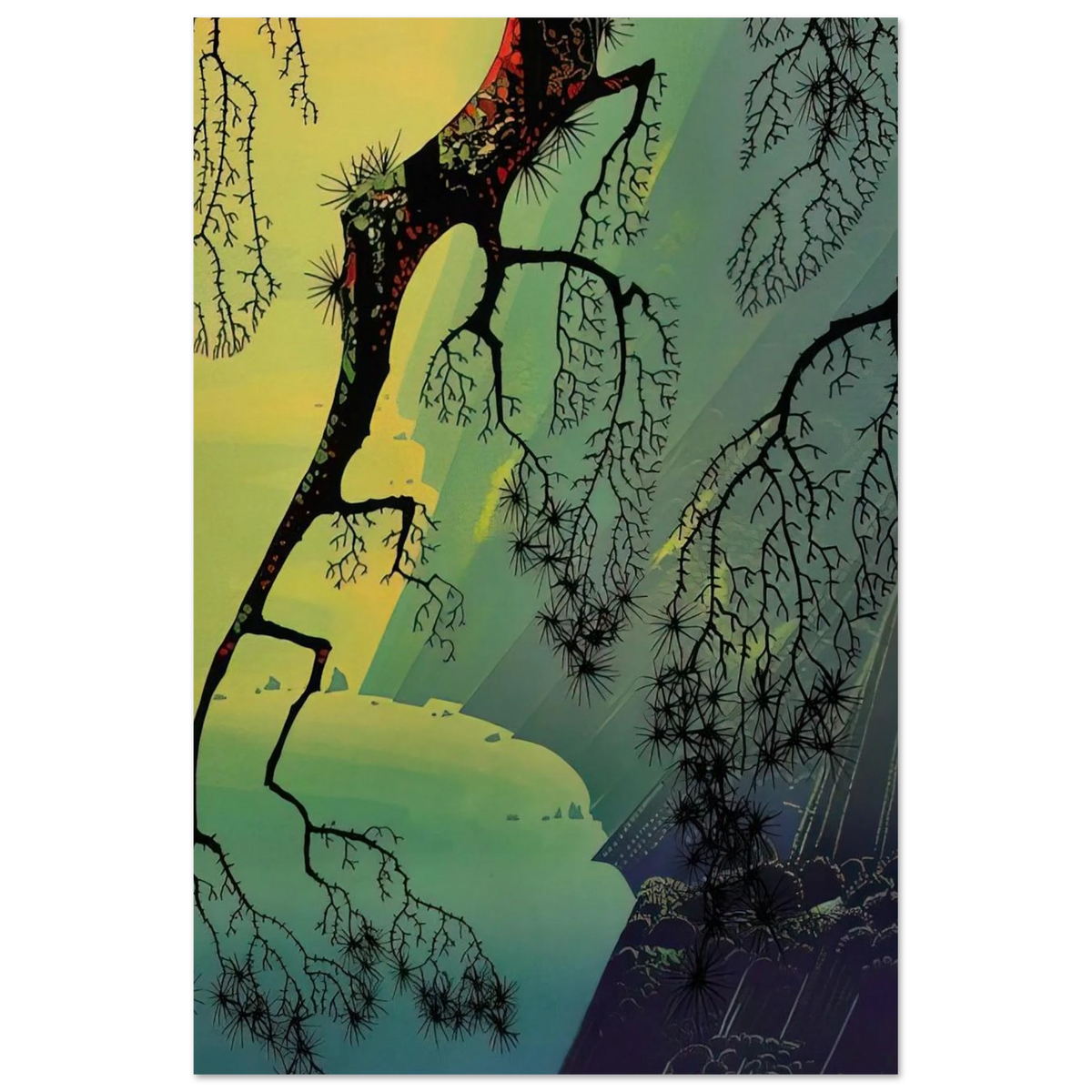Fog Mist Poster | Eyvind Earle Poster | Eyvind Earle Prints