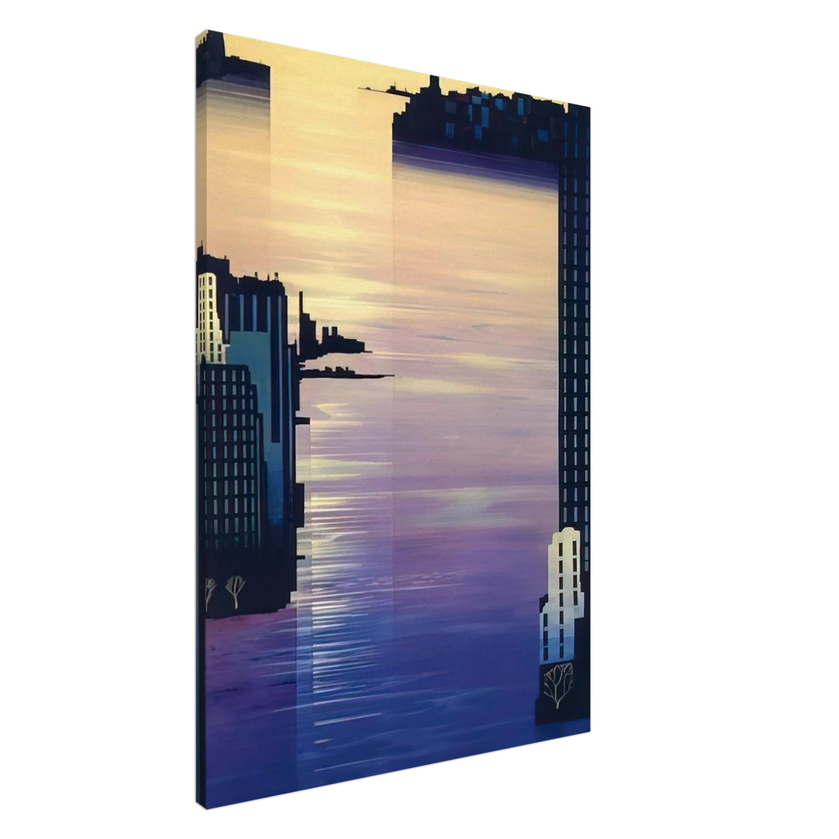 East River Canvas | Eyvind Earle Canvas | Eyvind Earle Prints
