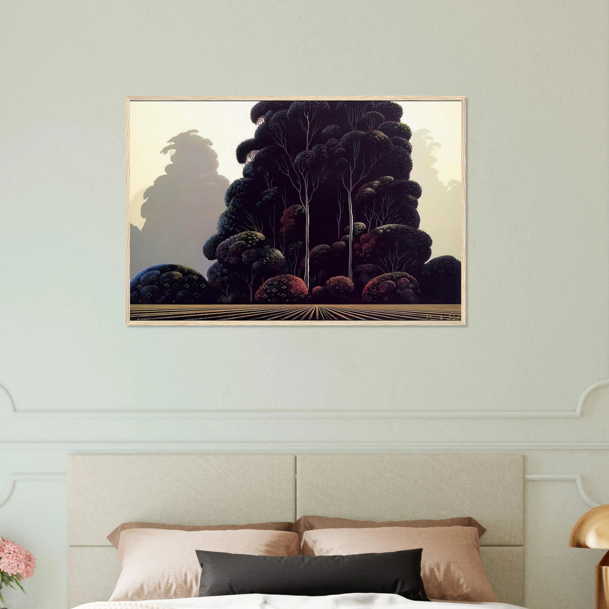 Autumn Framed Poster | Eyvind Earle Framed Prints Wall Art | Eyvind Earle Prints