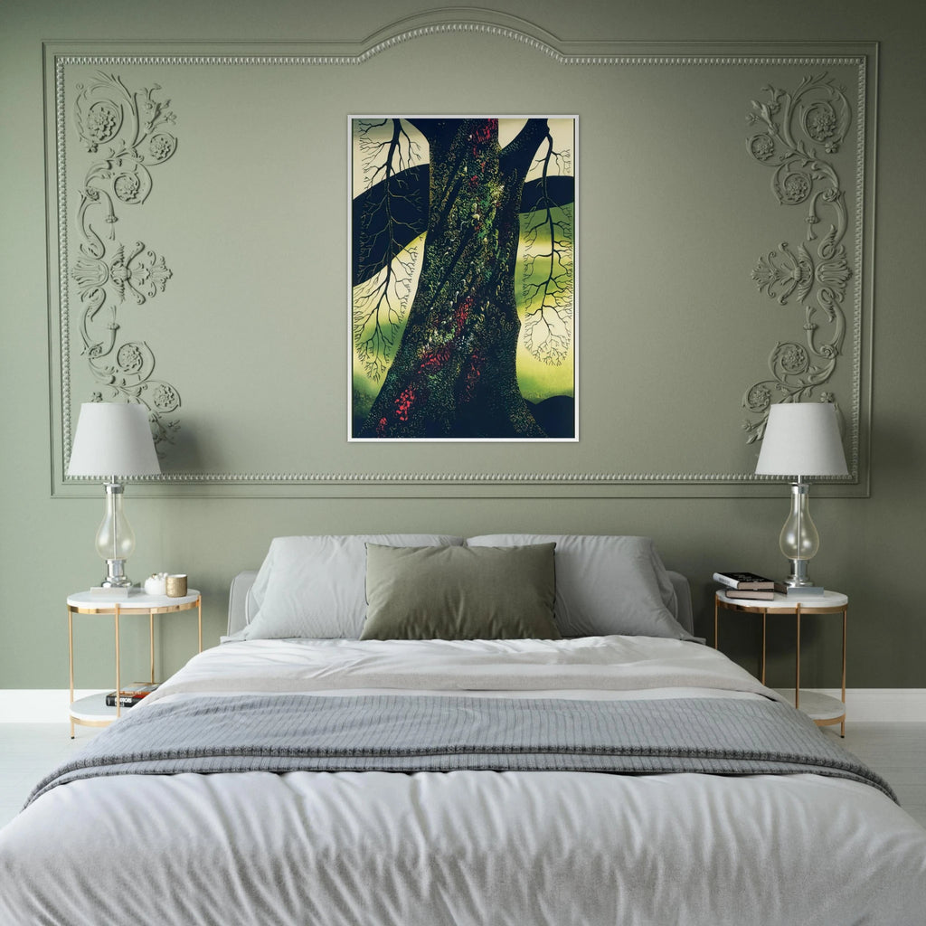 Oak Tree Framed Poster | Eyvind Earle Framed Prints Wall Art | Eyvind Earle Prints