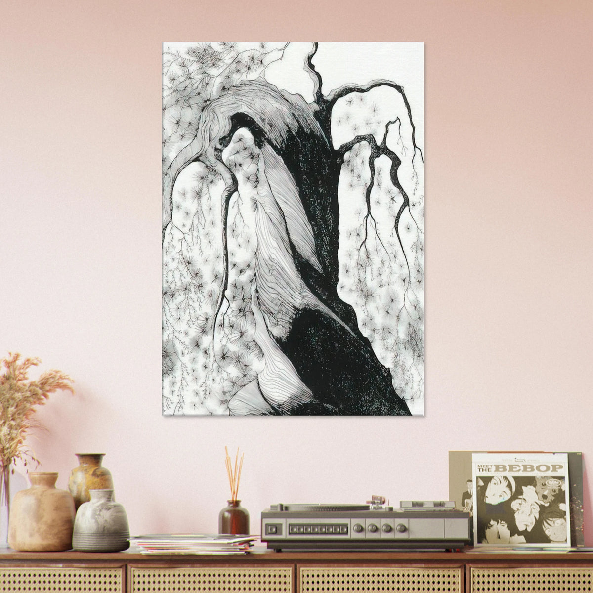 Pine Tree Canvas | Eyvind Earle Canvas | Eyvind Earle Prints