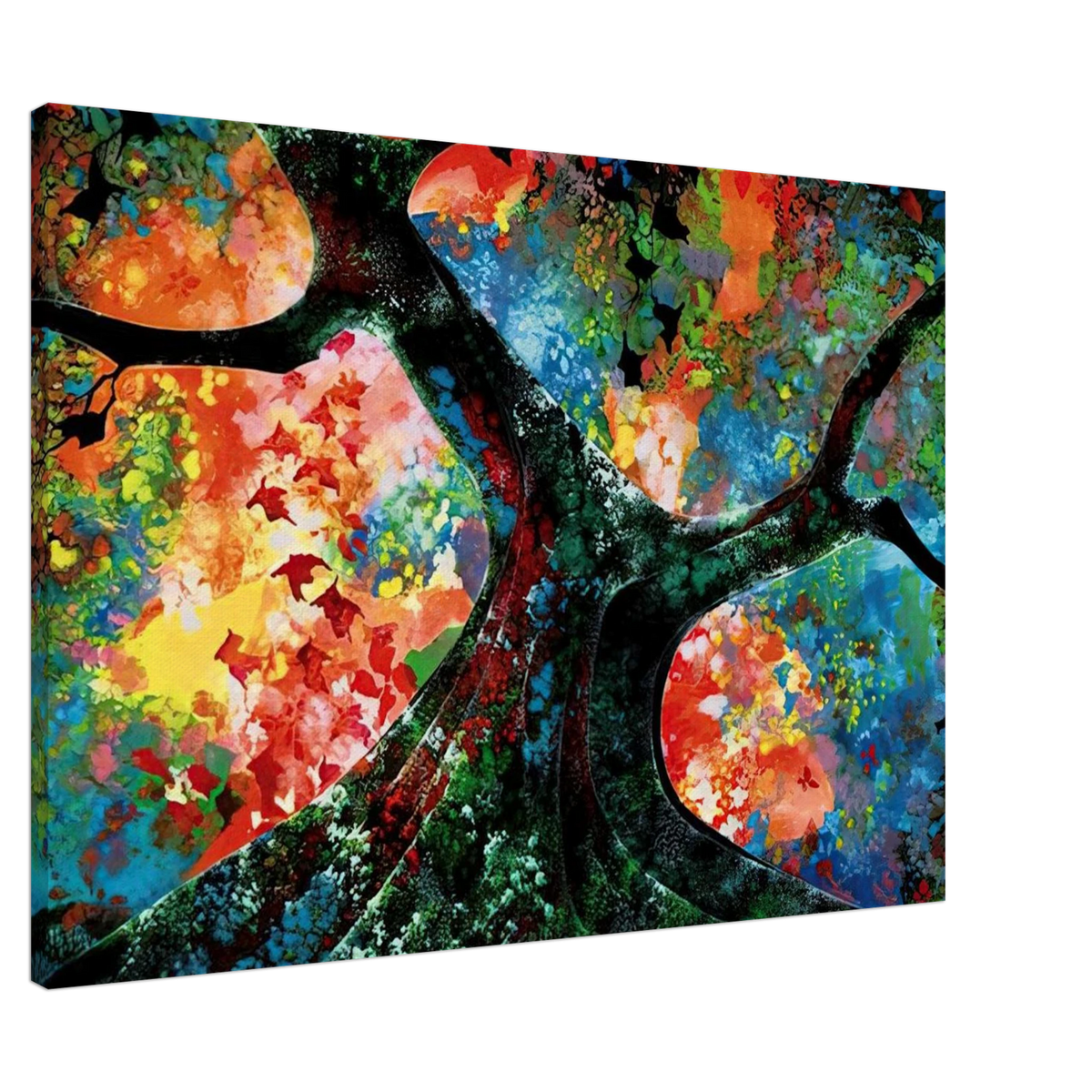 Waves of Golden Fire Canvas | Eyvind Earle Canvas | Eyvind Earle Prints