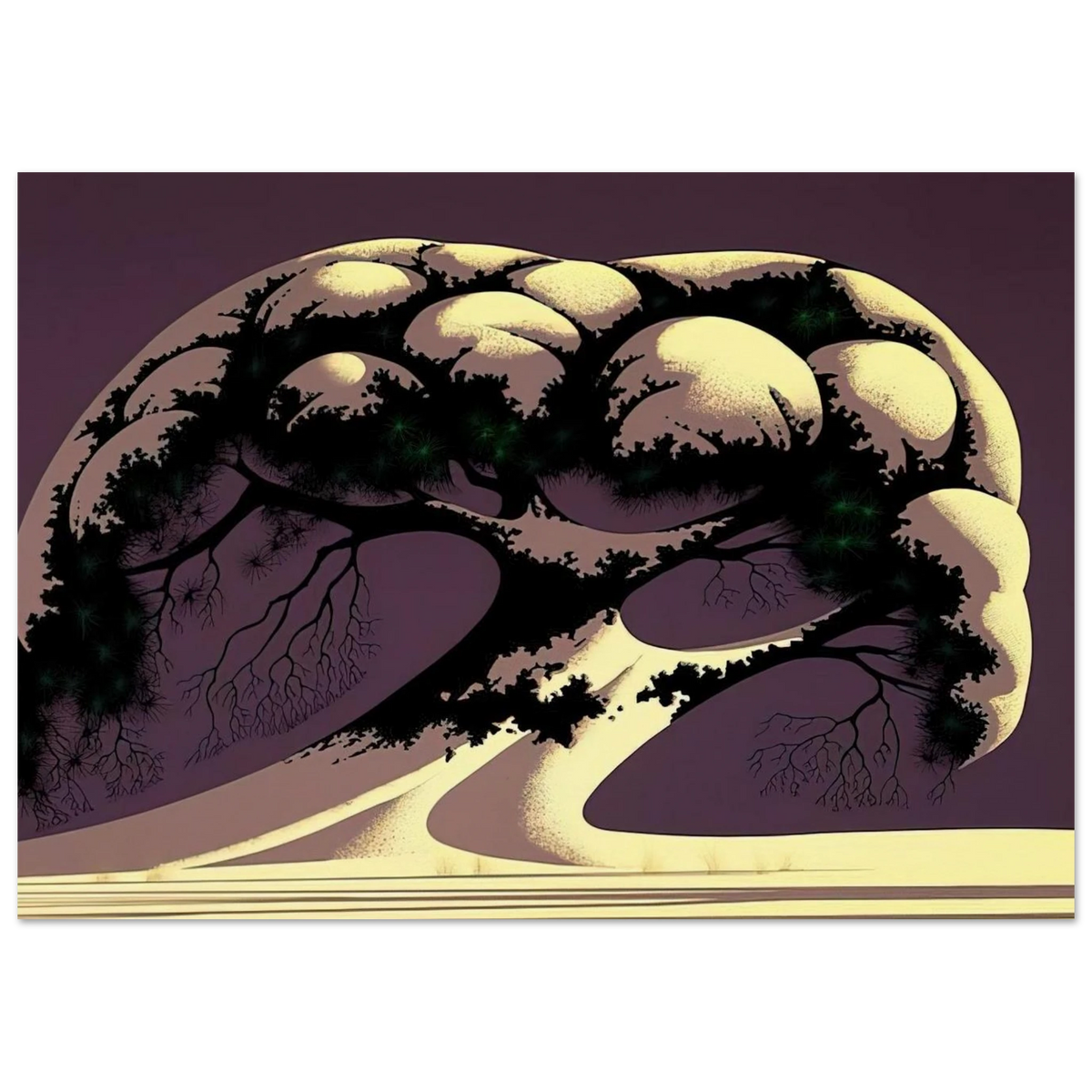 Snow Tree Poster | Eyvind Earle Poster | Eyvind Earle Prints