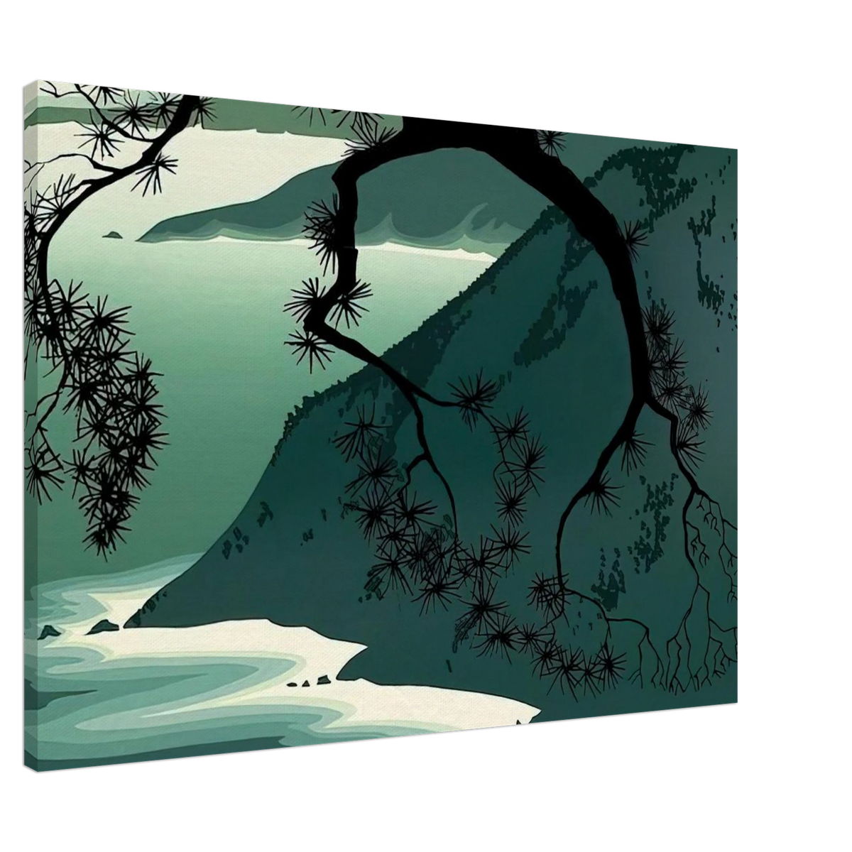 Quiet Evening Canvas | Eyvind Earle Canvas | Eyvind Earle Prints