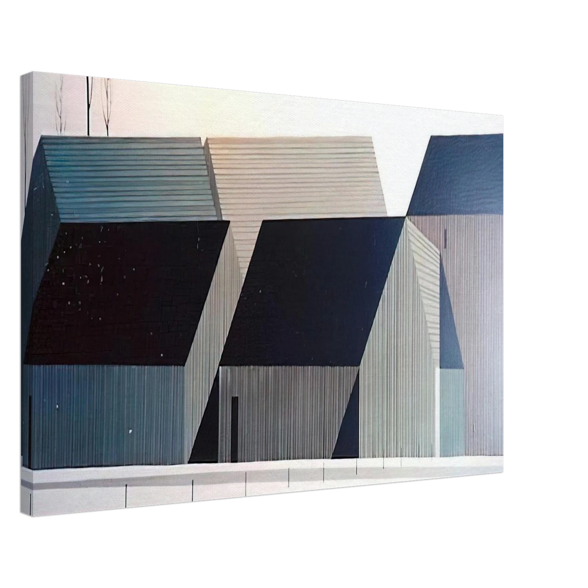 Barns Canvas | Eyvind Earle Canvas | Eyvind Earle Prints