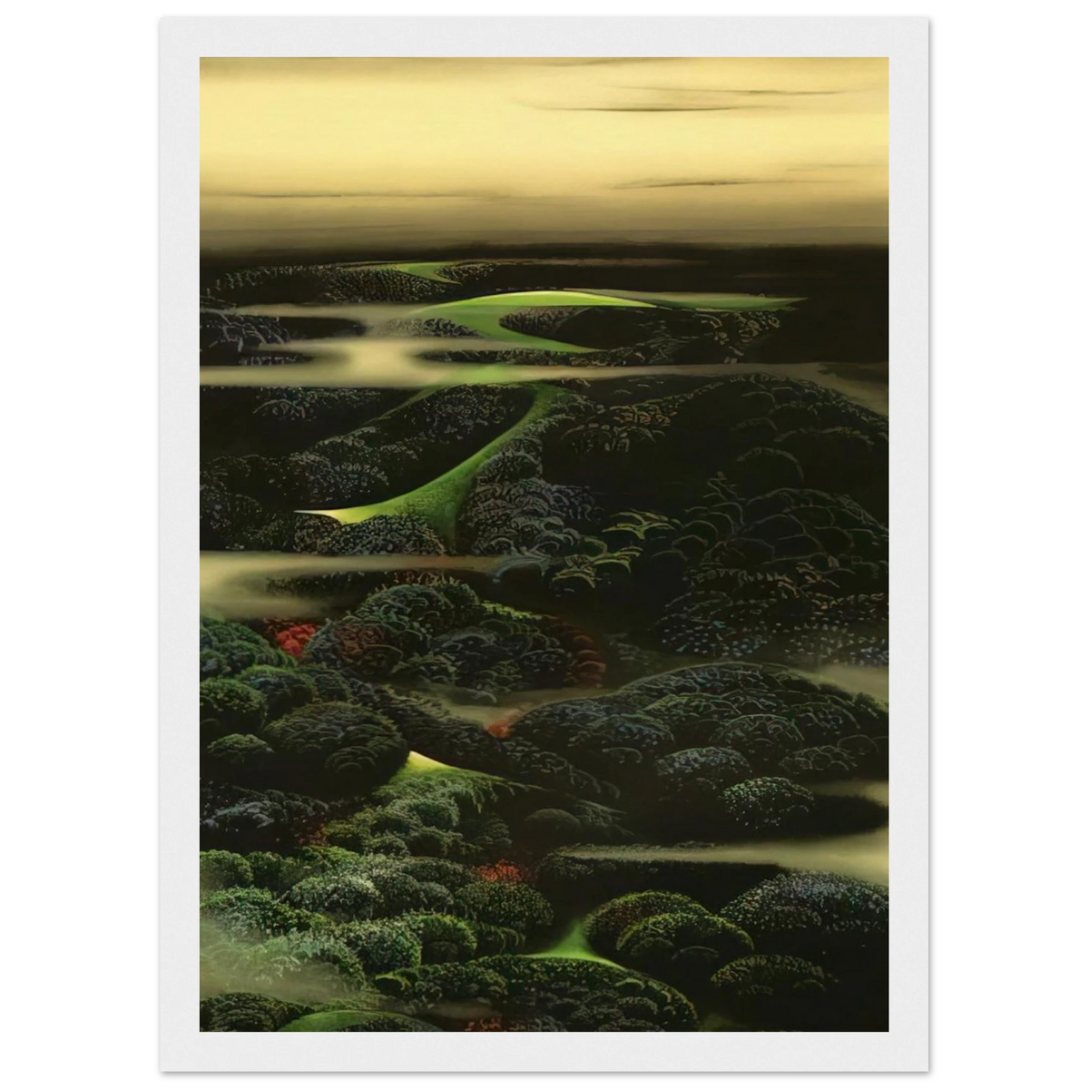 Twilight Framed Poster | Eyvind Earle Framed Prints Wall Art | Eyvind Earle Prints