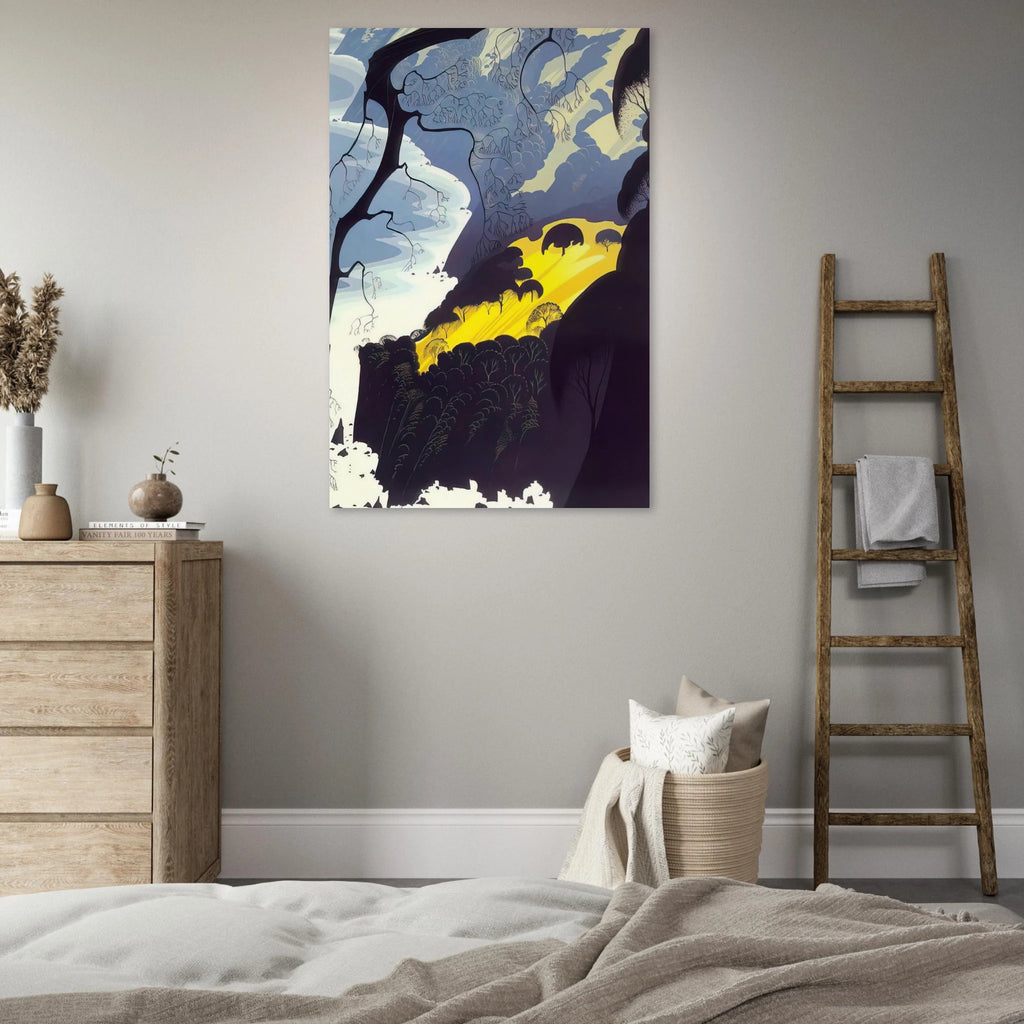 Carmel Highlands Poster | Eyvind Earle Poster | Eyvind Earle Prints