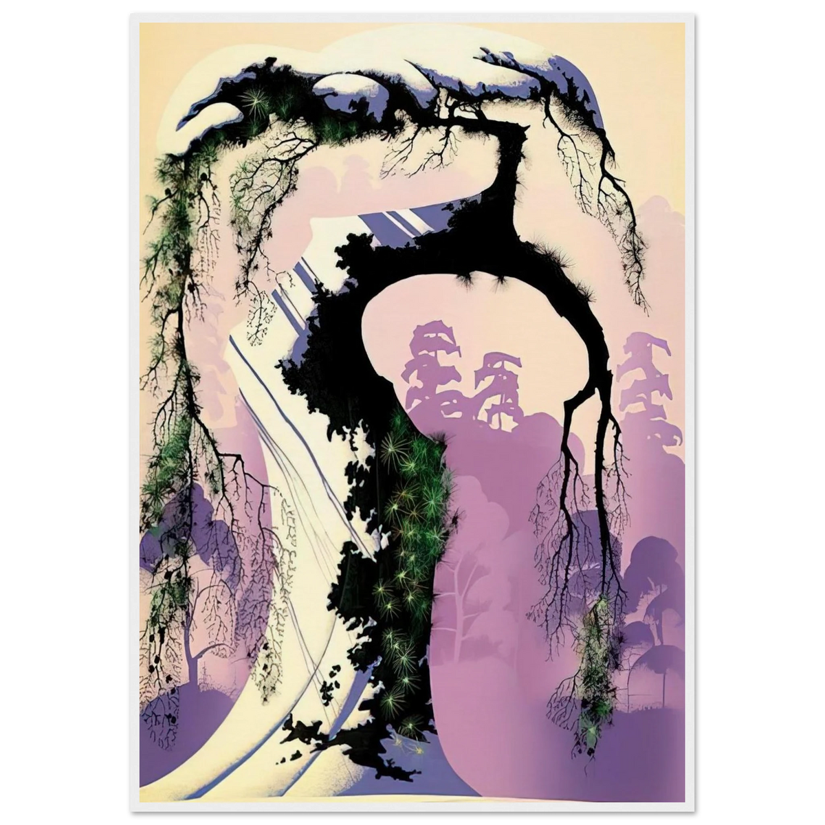 Norway Pine Framed Poster | Eyvind Earle Framed Prints Wall Art | Eyvind Earle Prints