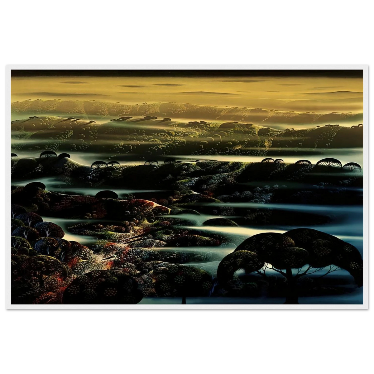 The Valley's Wild Framed Poster | Eyvind Earle Framed Prints Wall Art | Eyvind Earle Prints