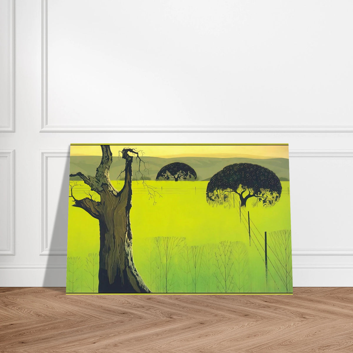 Mustard Field Poster | Eyvind Earle Poster | Eyvind Earle Prints