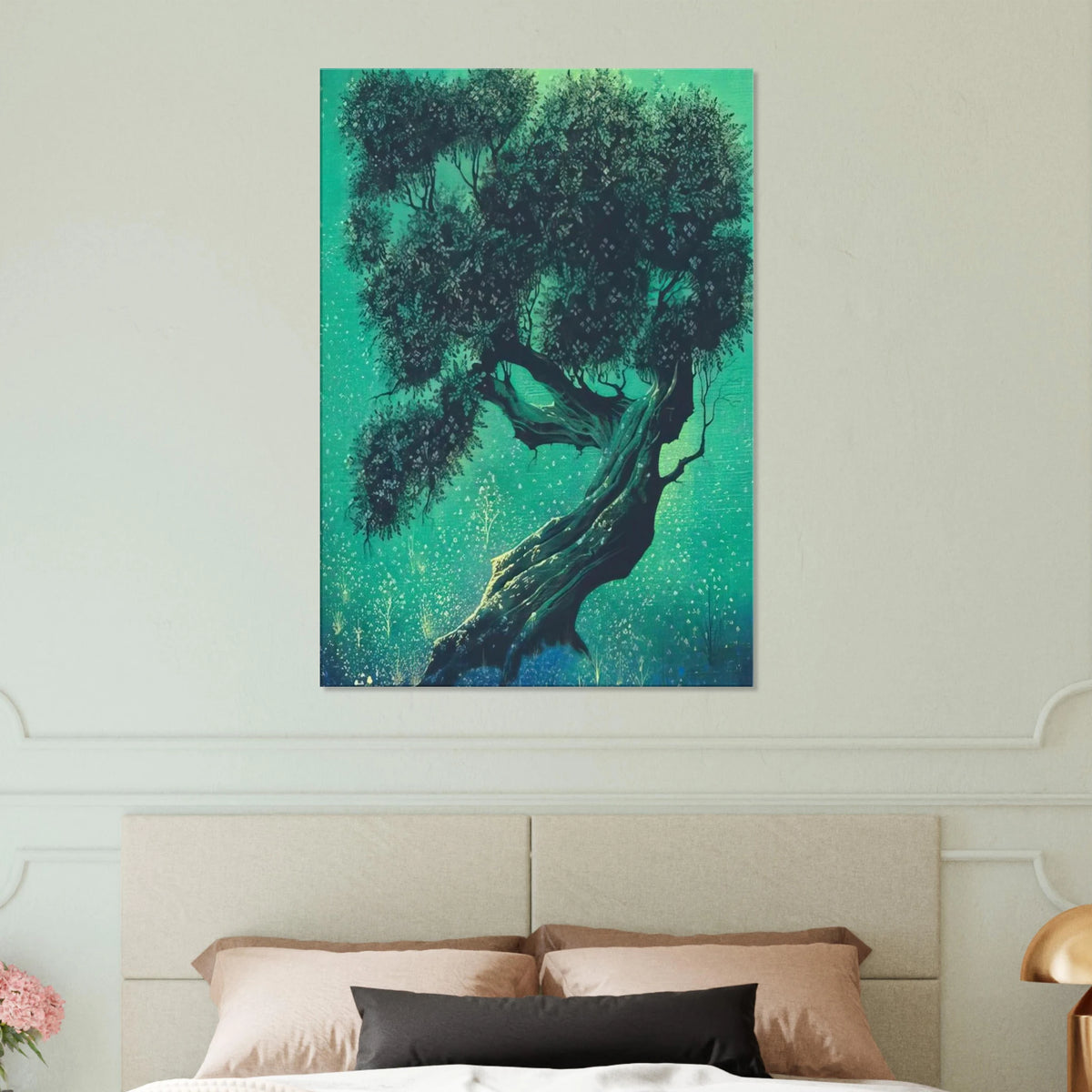 Solitary Bonsai Canvas | Eyvind Earle Canvas | Eyvind Earle Prints