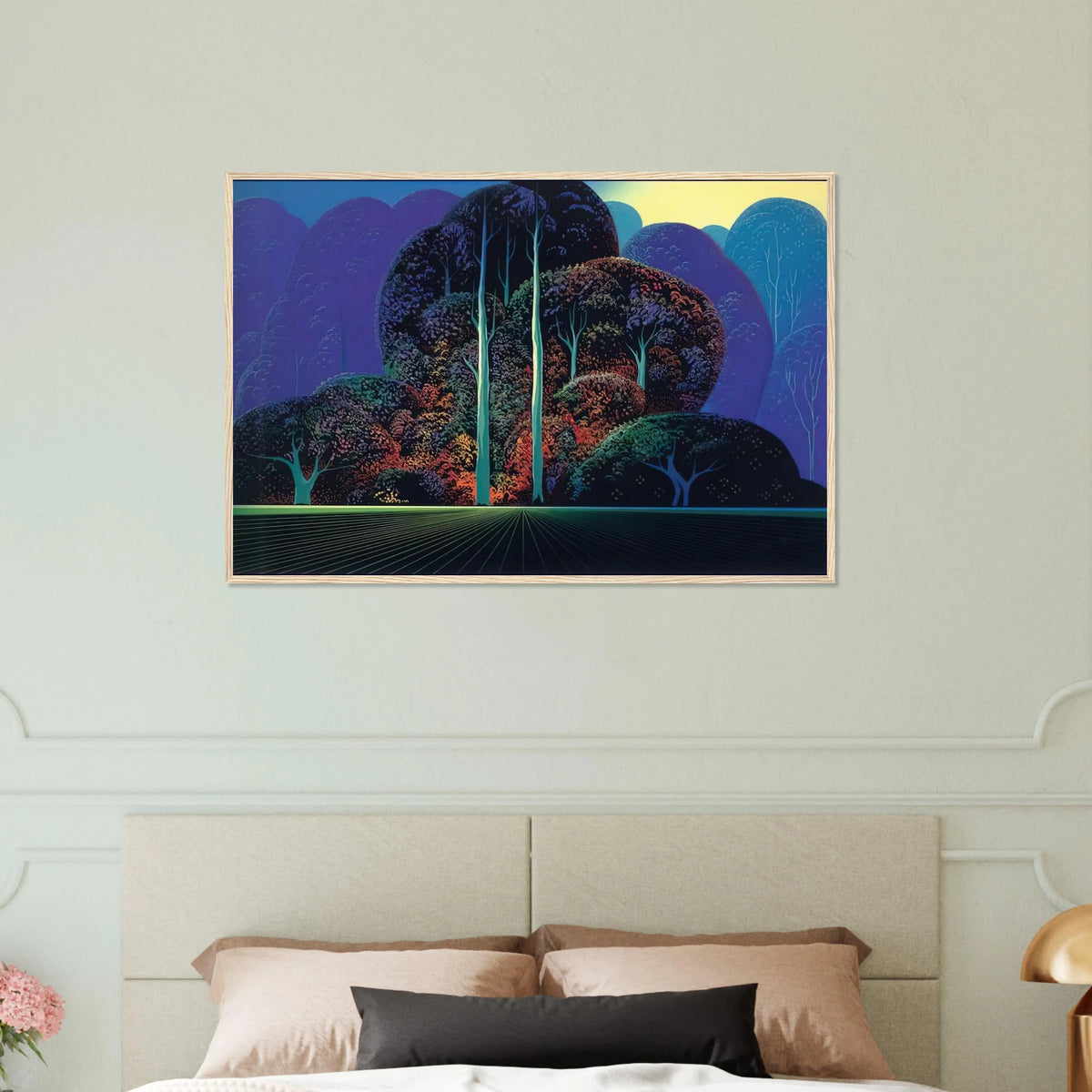Softening Shades of Twilight Framed Poster | Eyvind Earle Framed Prints Wall Art | Eyvind Earle Prints