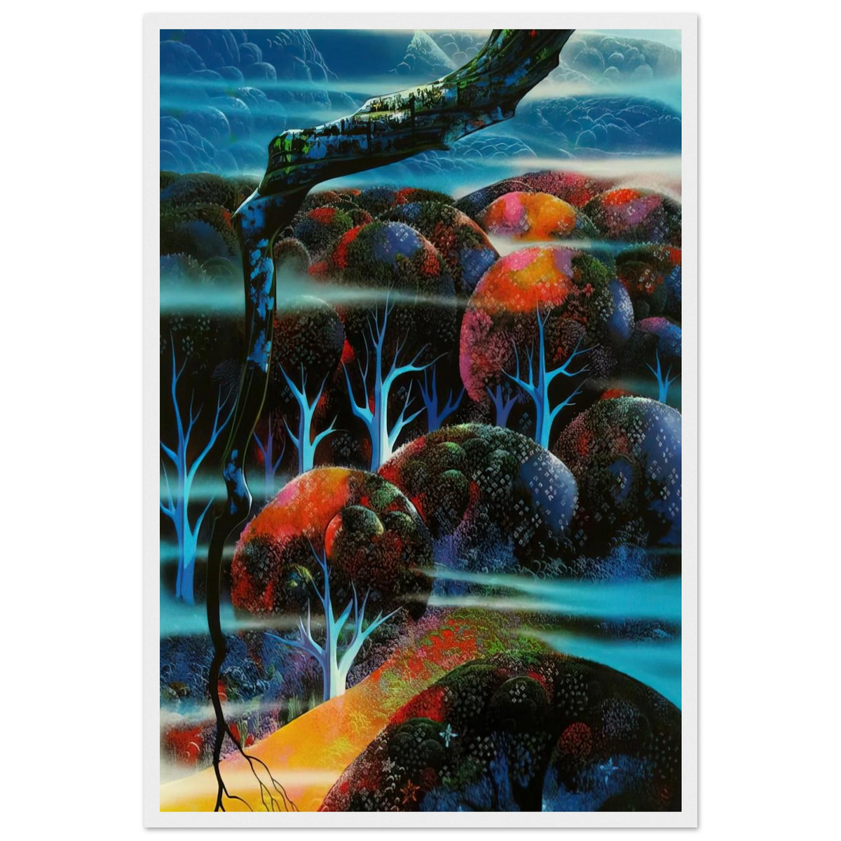 Toccata and Fugue Framed Poster | Eyvind Earle Framed Prints Wall Art | Eyvind Earle Prints