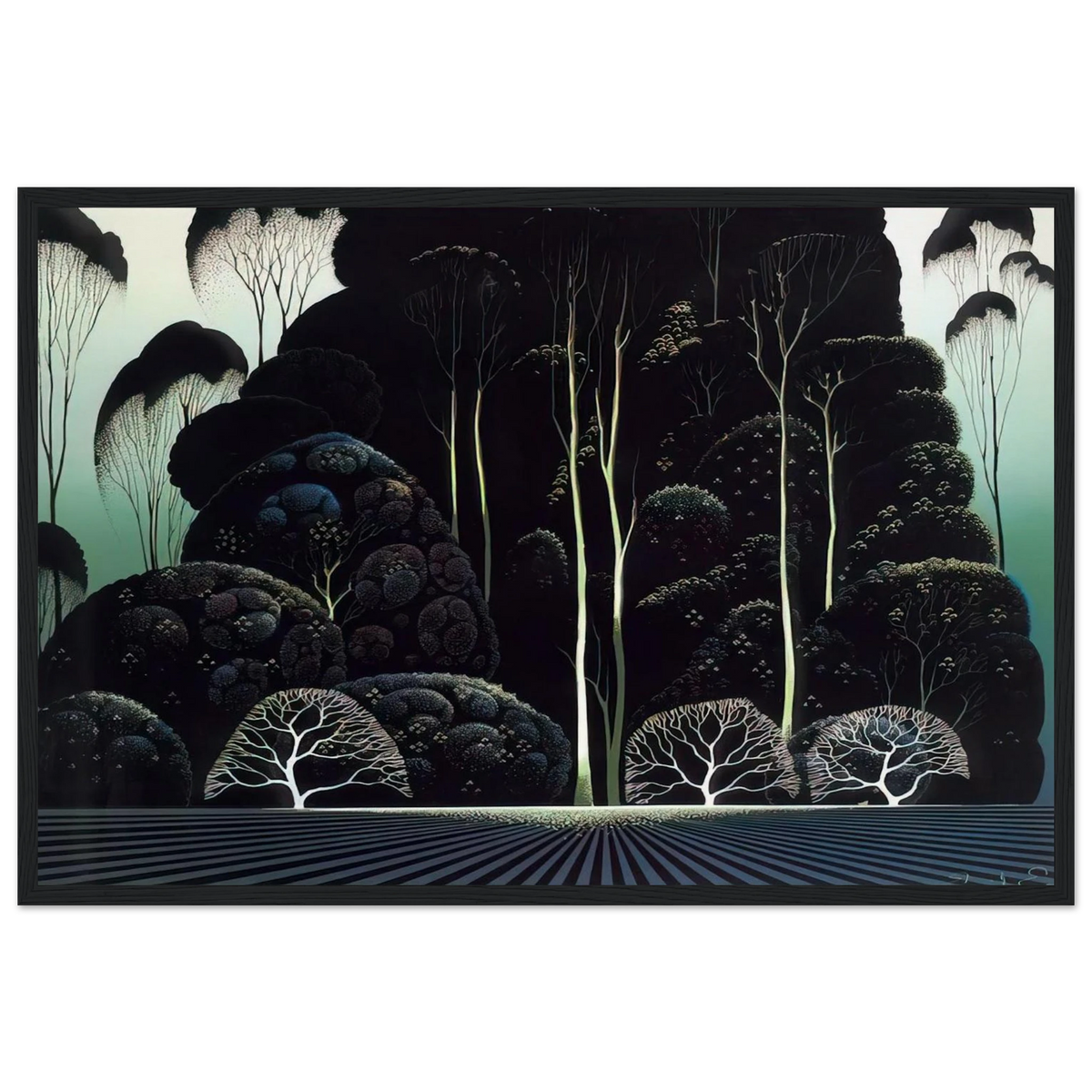 Eucalyptus Framed Poster | Eyvind Earle Framed Prints Wall Art | Eyvind Earle Prints
