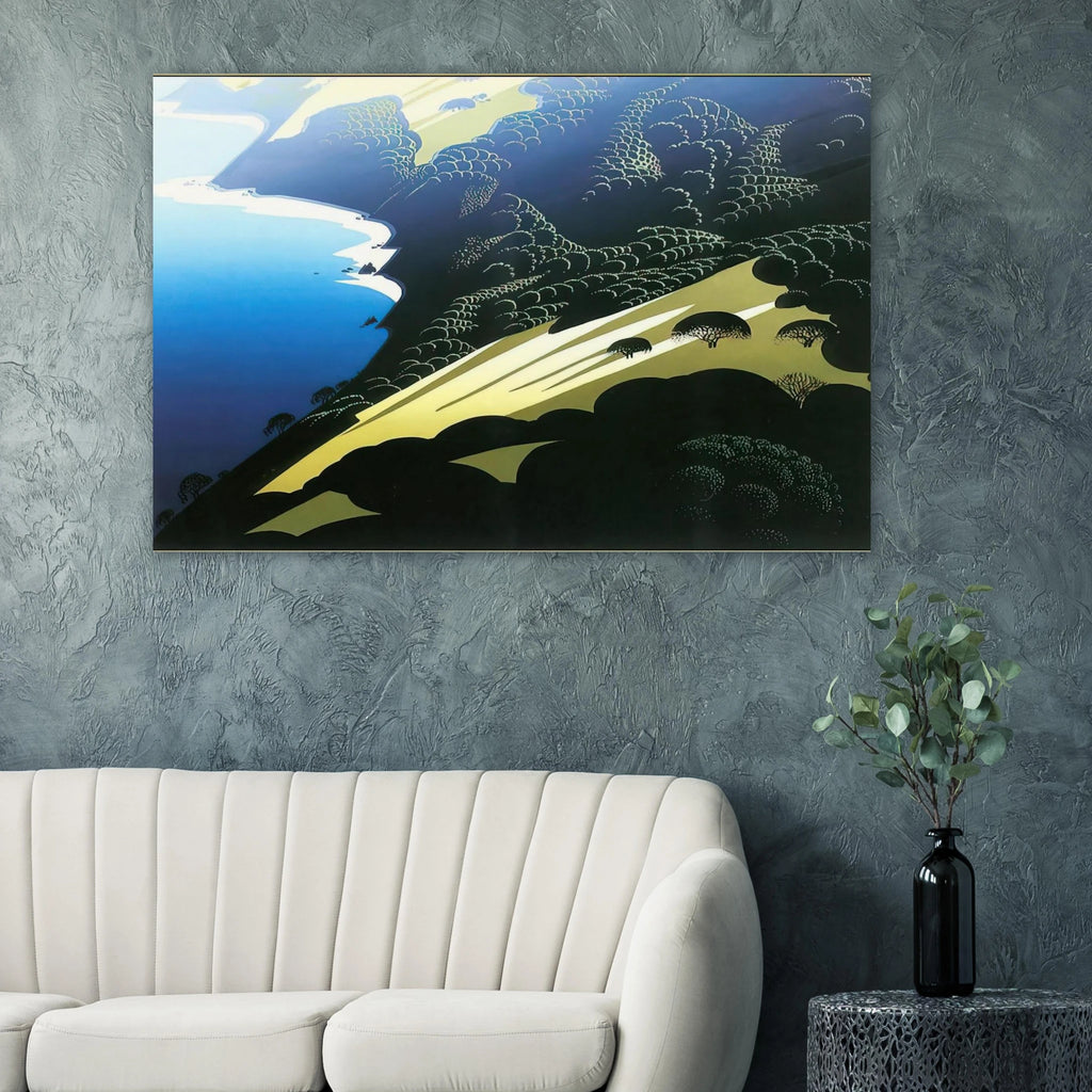 Seaside Pastures Poster | Eyvind Earle Poster | Eyvind Earle Prints