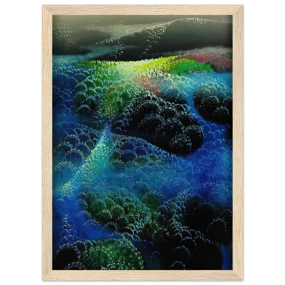 Fields Of Fog Framed Poster | Eyvind Earle Framed Prints Wall Art | Eyvind Earle Prints