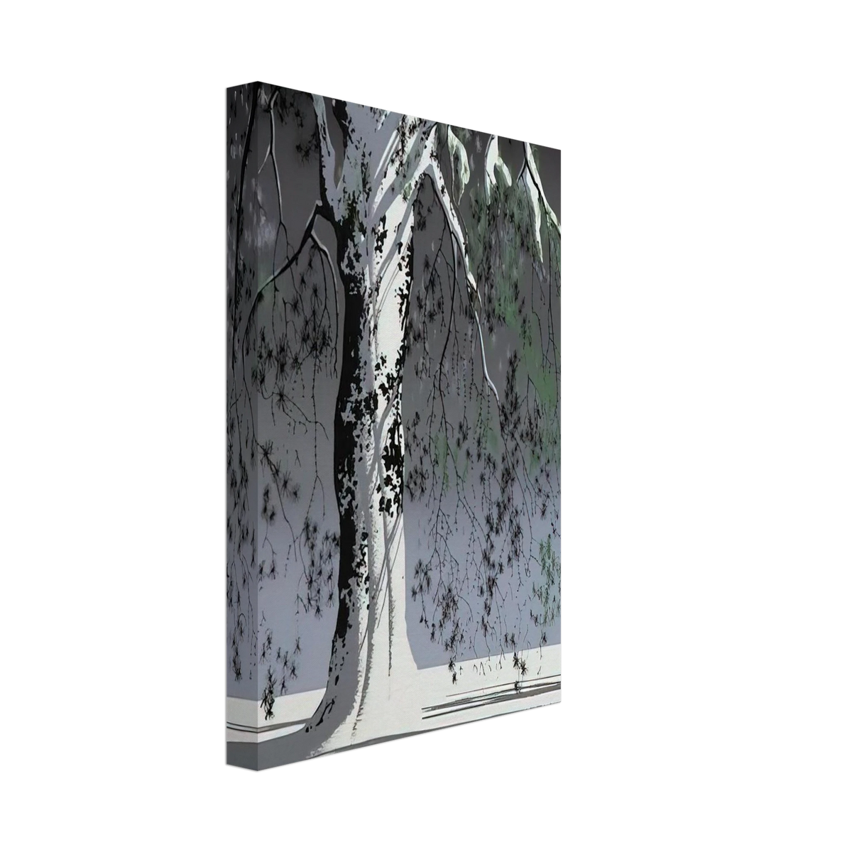 Fir Tree In Snow Canvas | Eyvind Earle Canvas | Eyvind Earle Prints