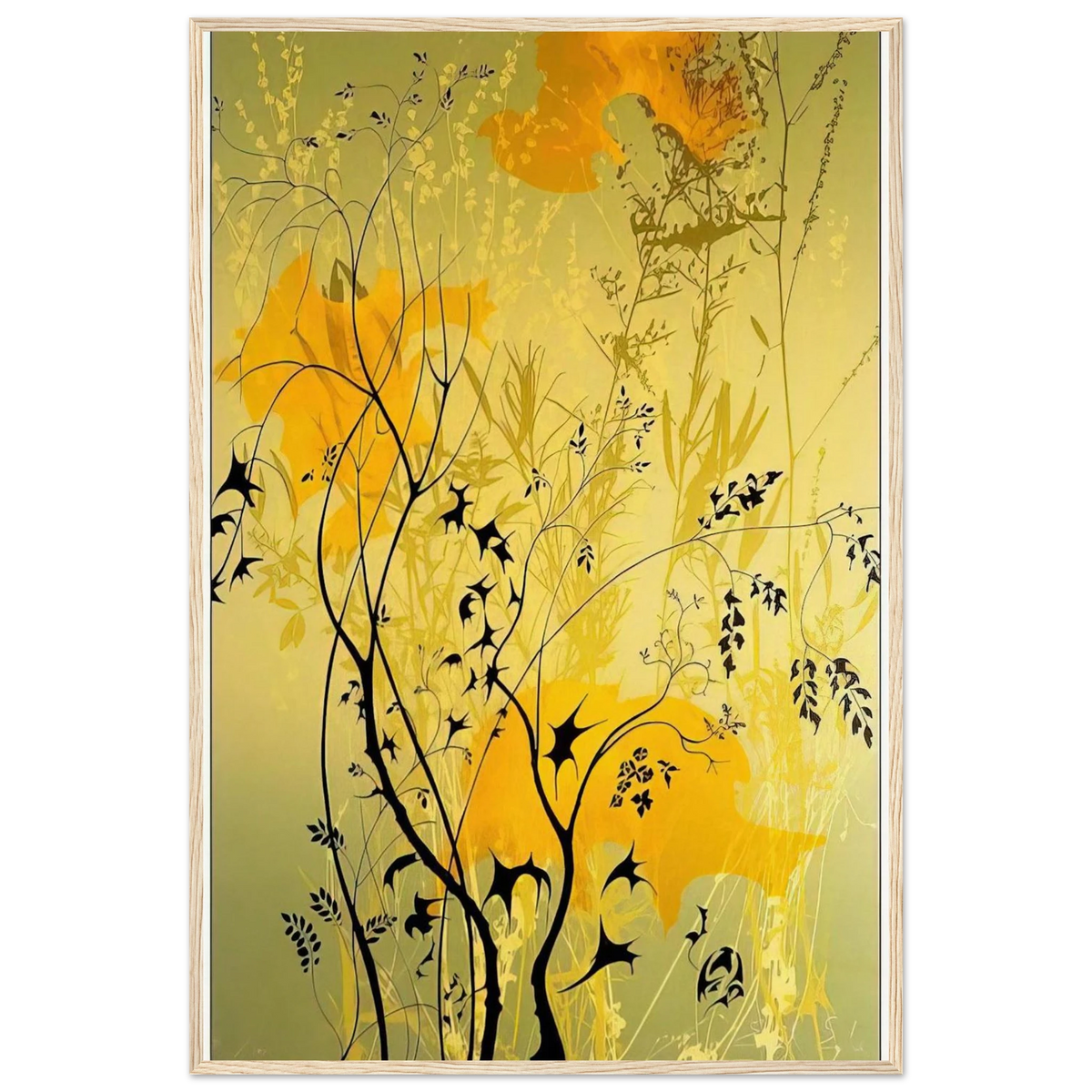 Wild Flowers Framed Poster | Eyvind Earle Framed Prints Wall Art | Eyvind Earle Prints