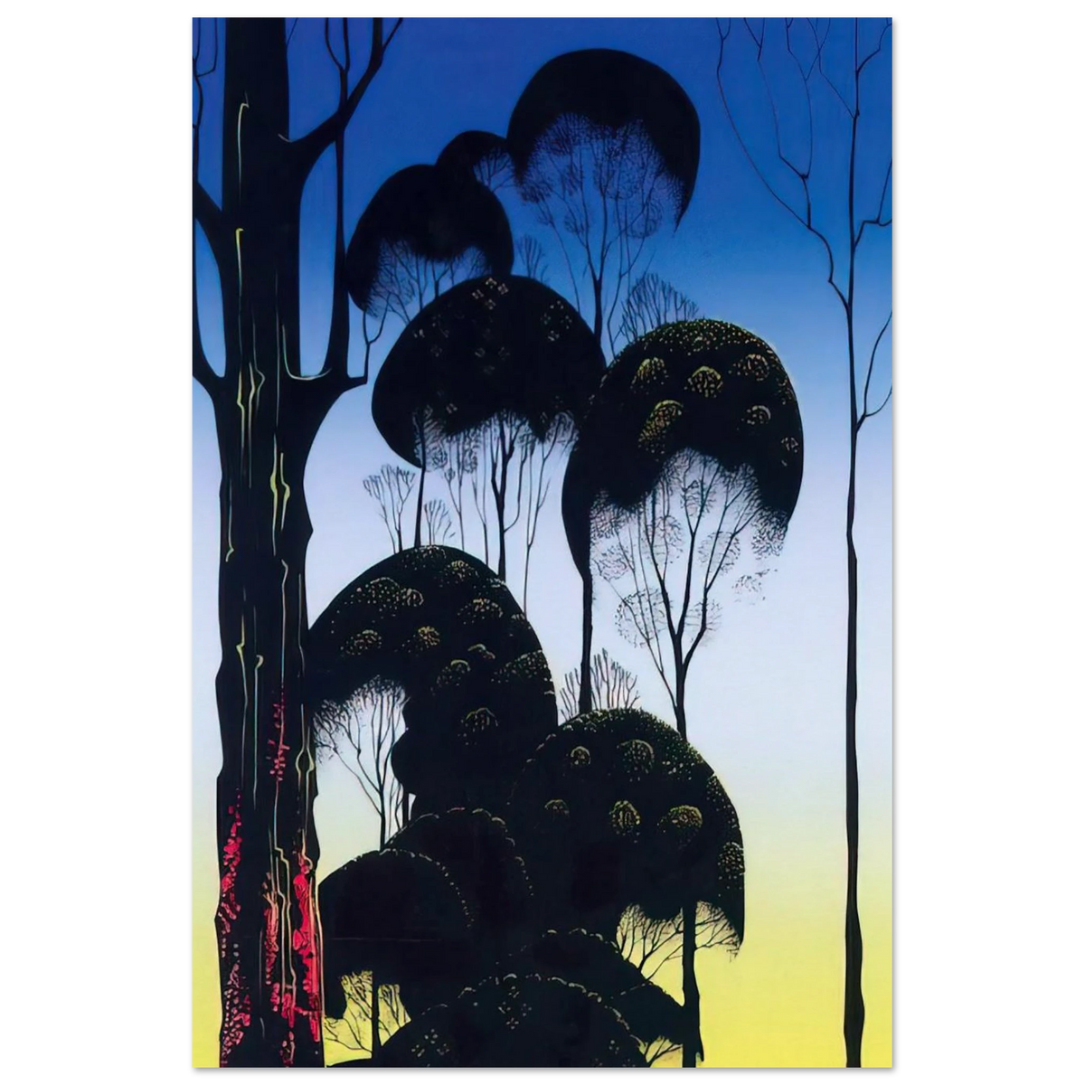 Sunrise Poster | Eyvind Earle Poster | Eyvind Earle Prints