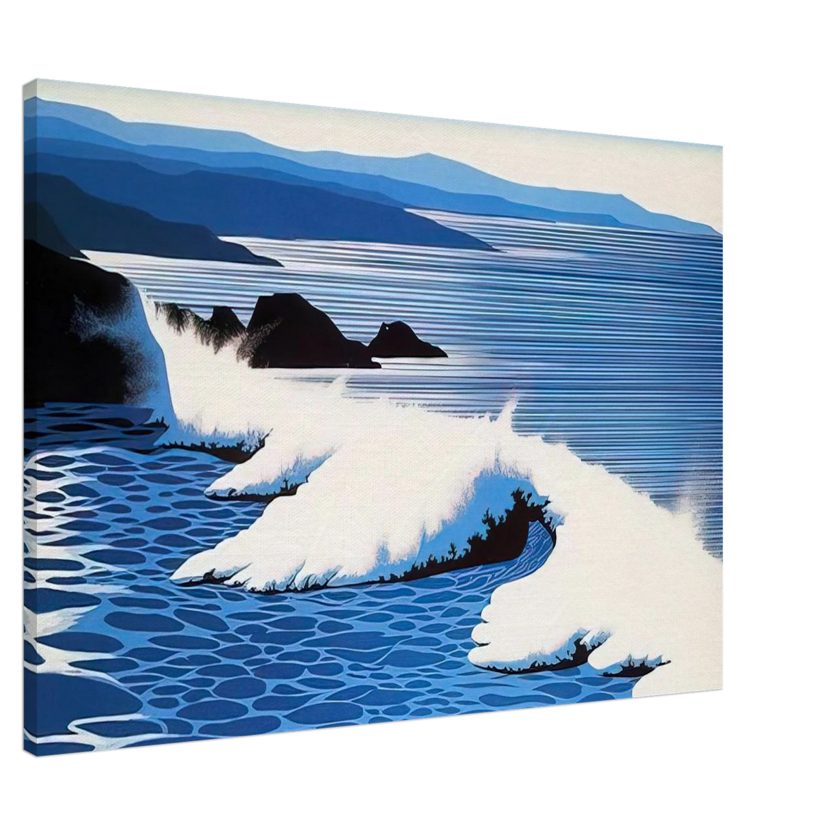 The Wave Canvas | Eyvind Earle Canvas | Eyvind Earle Prints