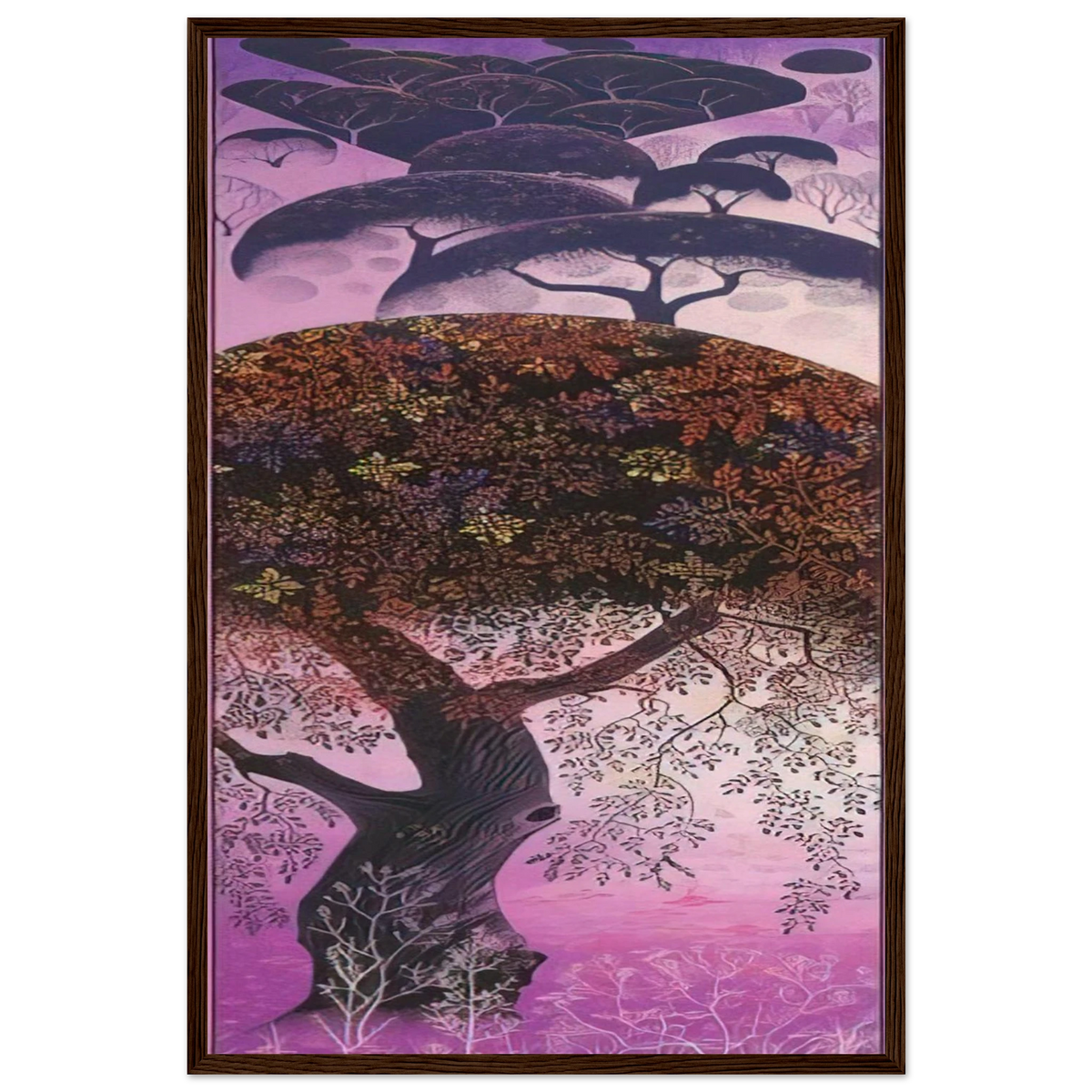 California Tapestry Framed Poster | Eyvind Earle Framed Prints Wall Art | Eyvind Earle Prints