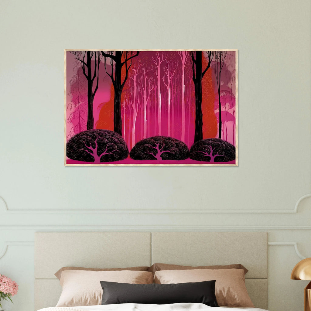 Crimson Glory Framed Poster | Eyvind Earle Framed Prints Wall Art | Eyvind Earle Prints