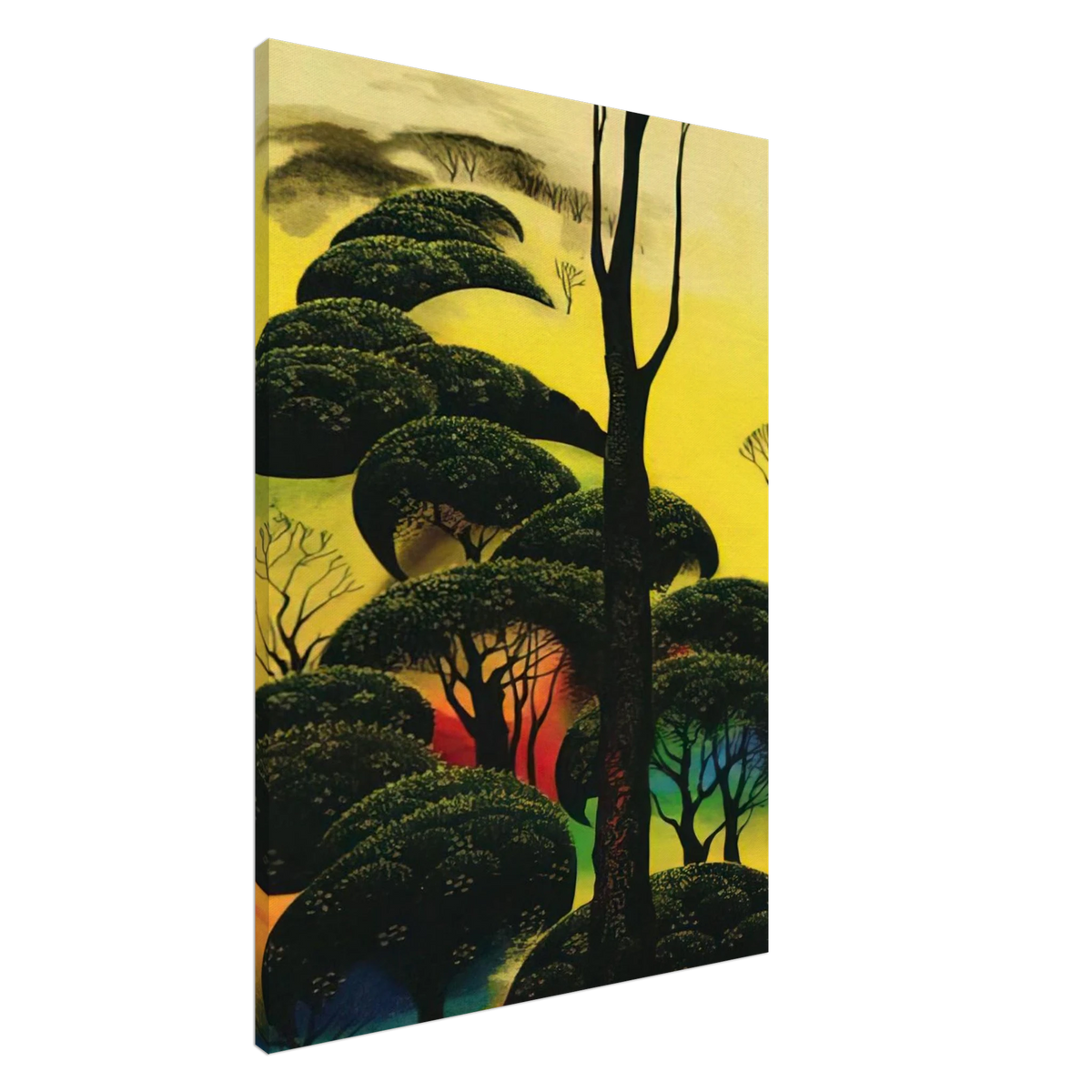 Climbing Oaks Canvas | Eyvind Earle Canvas | Eyvind Earle Prints