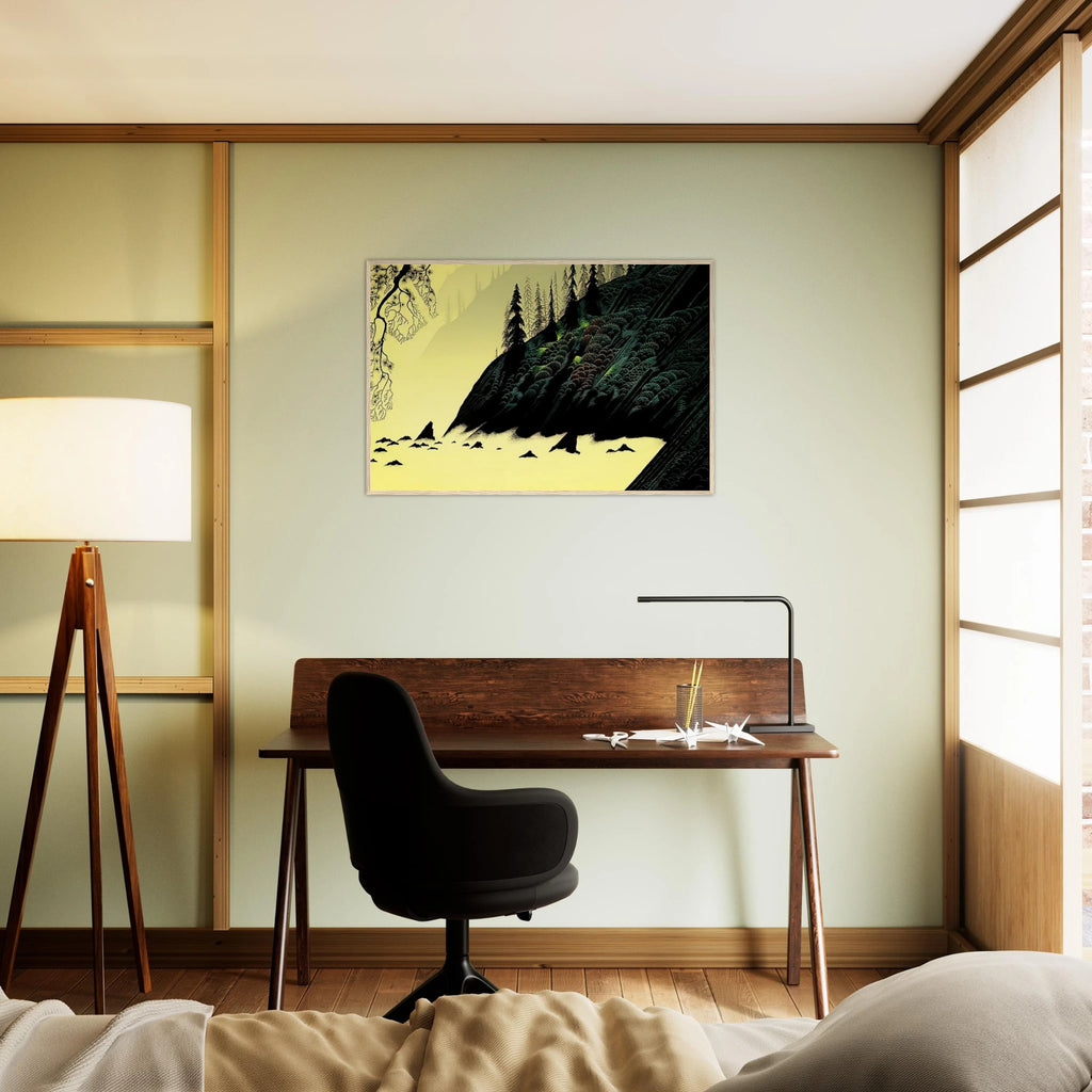 Spruce Redwood and Pine Framed Poster | Eyvind Earle Framed Prints Wall Art | Eyvind Earle Prints