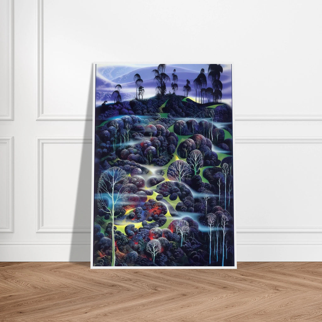 Solemn Solitude Framed Poster | Eyvind Earle Framed Prints Wall Art | Eyvind Earle Prints